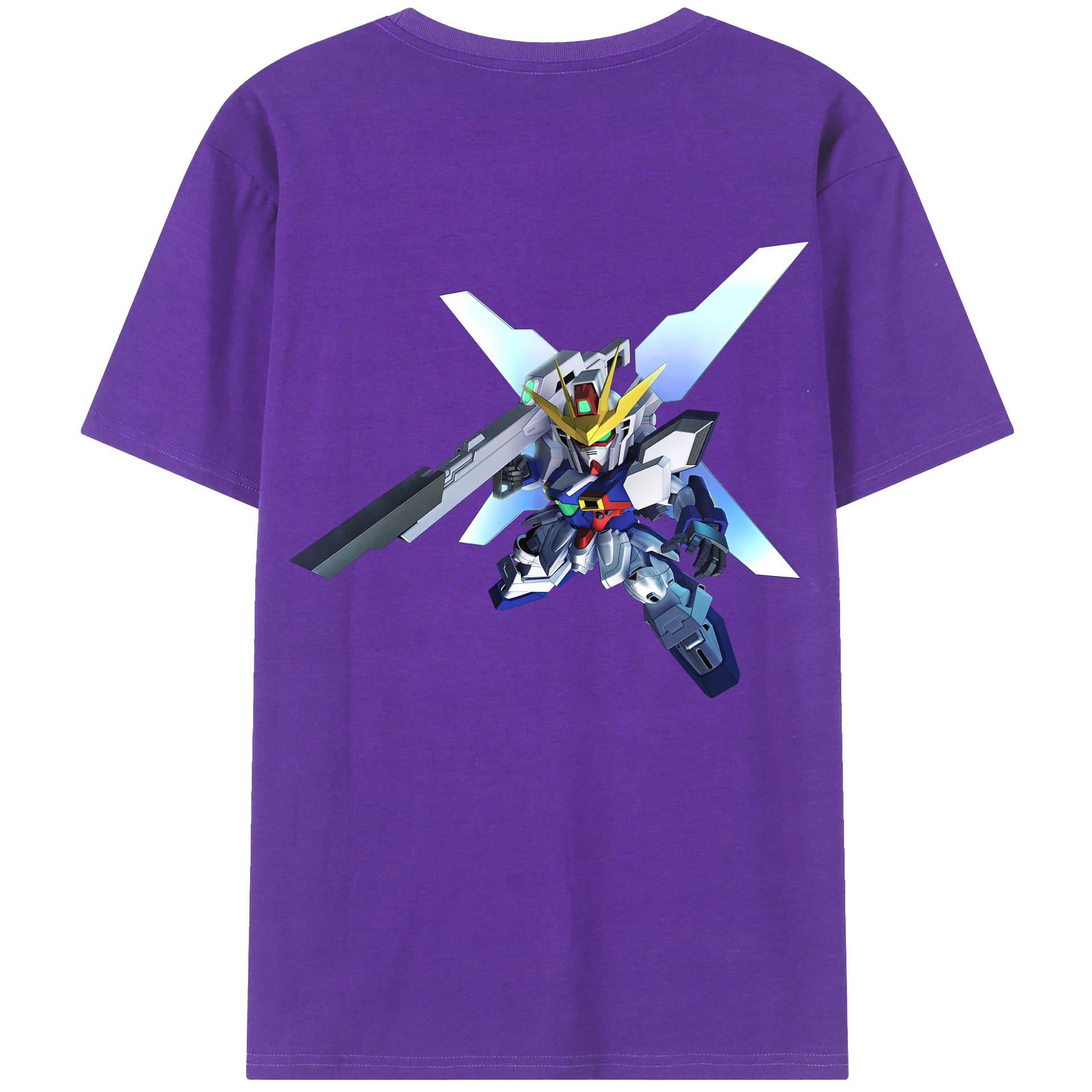 （画像用） 機動戦士ガンダム Mobile Suit Gundam 綿100％半袖Tシャツ（背面プリント）