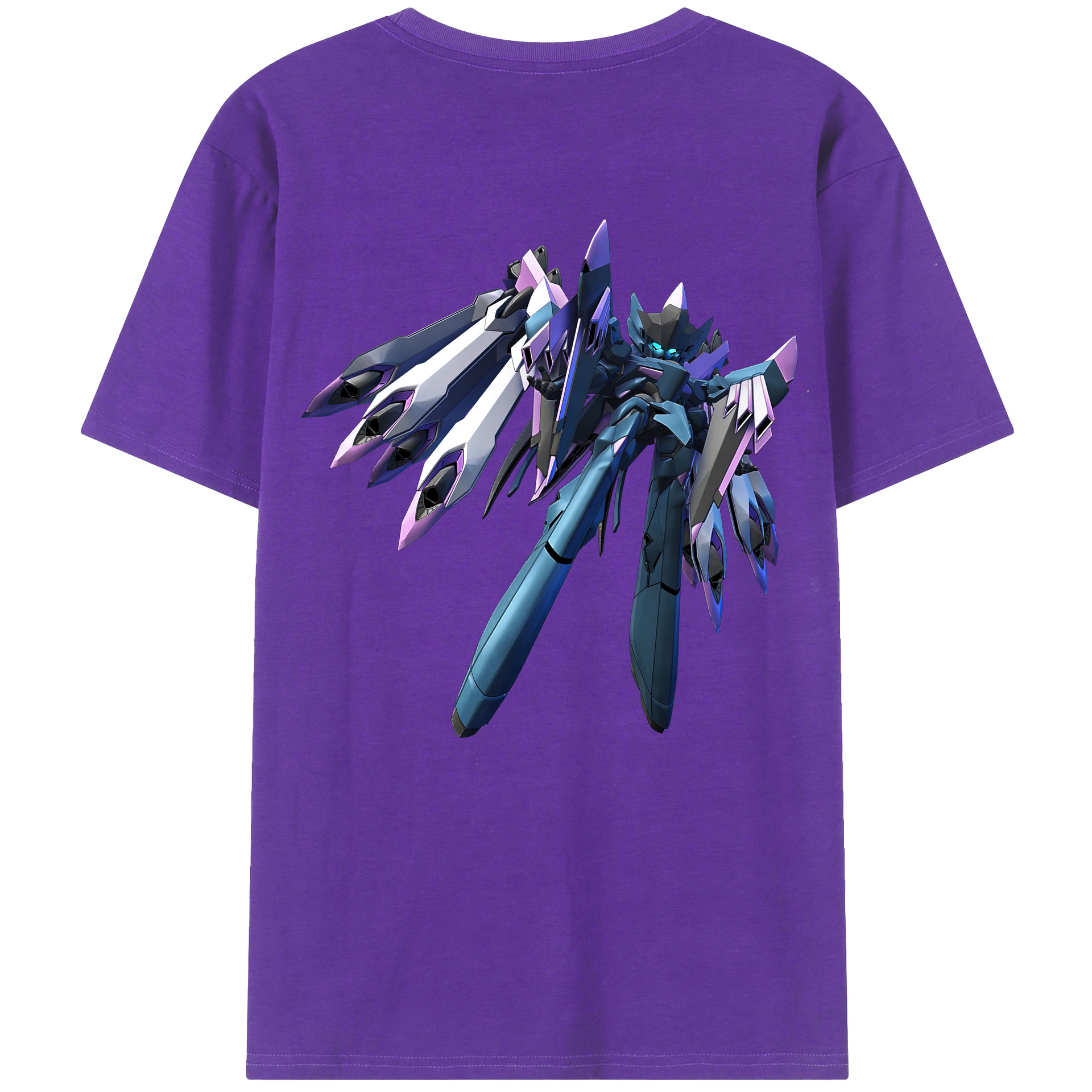 （画像用） 機動戦士ガンダム Mobile Suit Gundam 綿100％半袖Tシャツ（背面プリント）