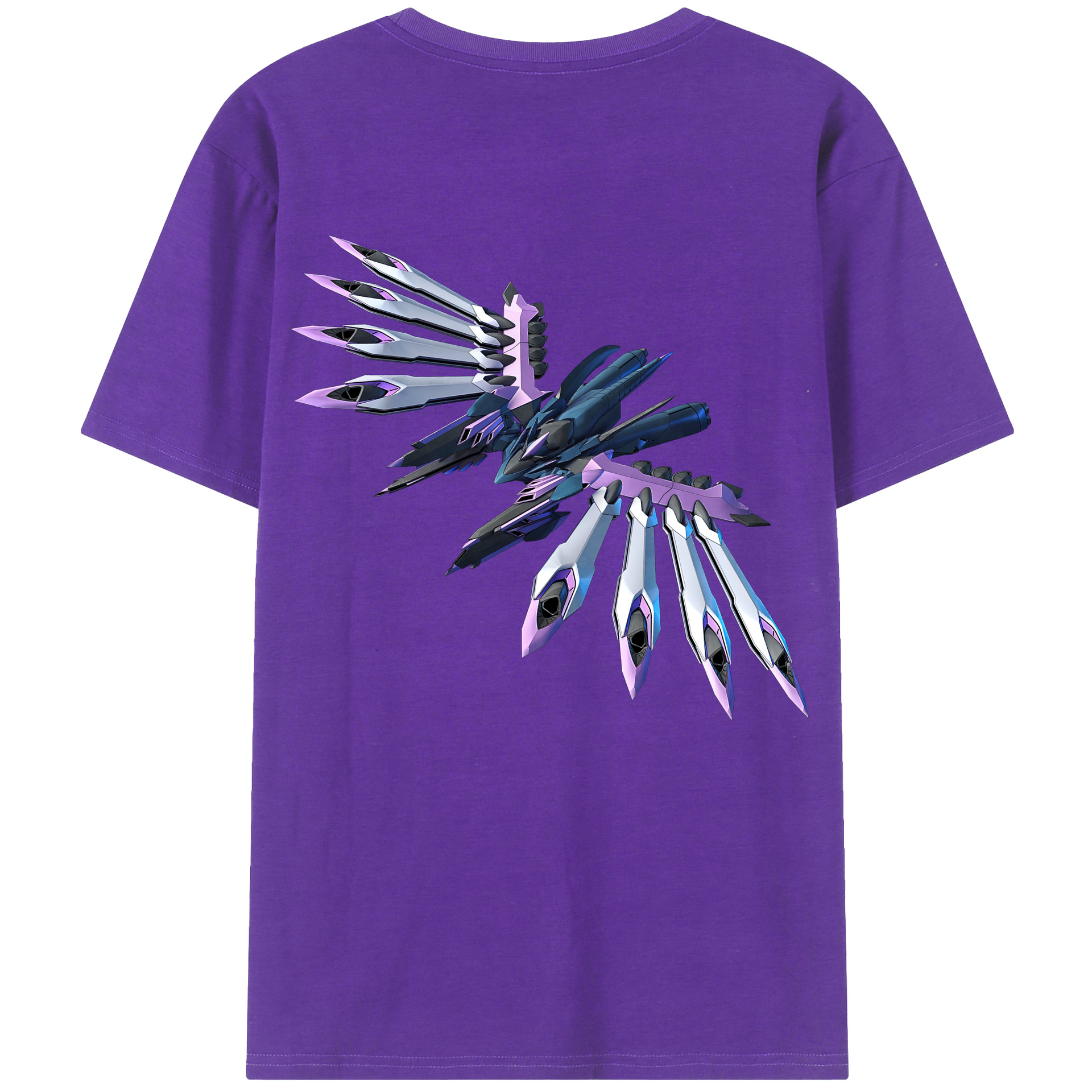 （画像用） 機動戦士ガンダム Mobile Suit Gundam 綿100％半袖Tシャツ（背面プリント）