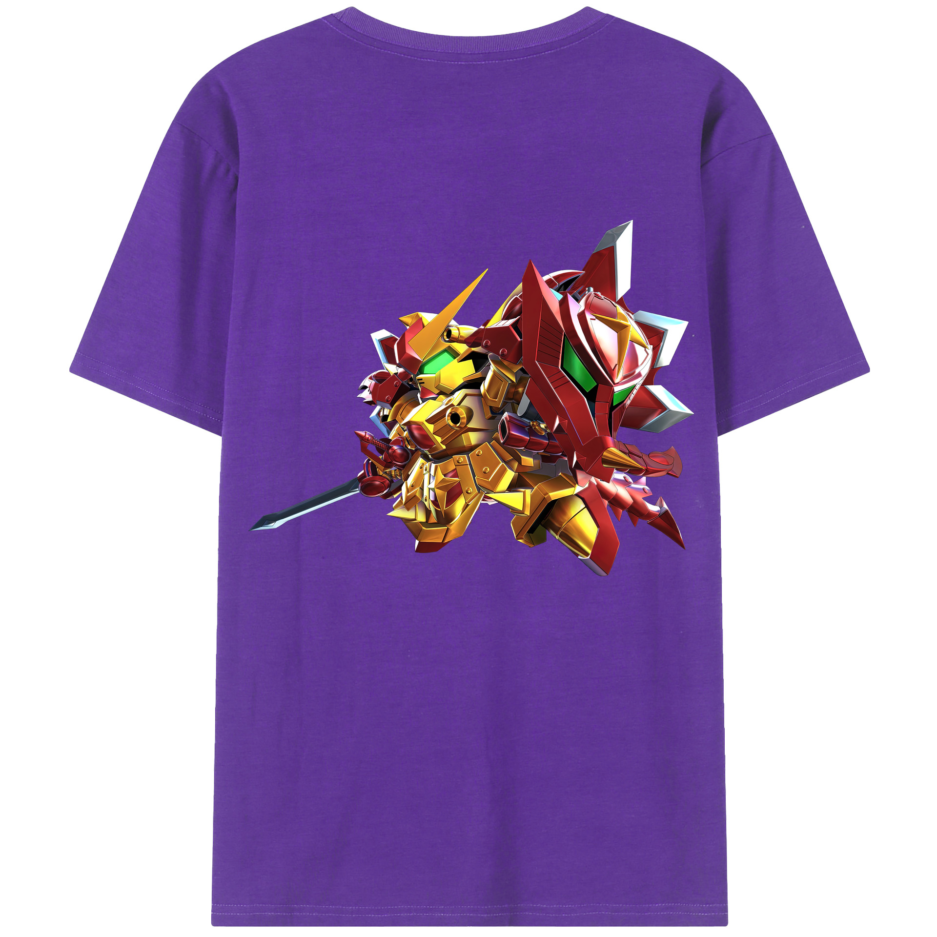 （画像用） 機動戦士ガンダム Mobile Suit Gundam 綿100％半袖Tシャツ（背面プリント）
