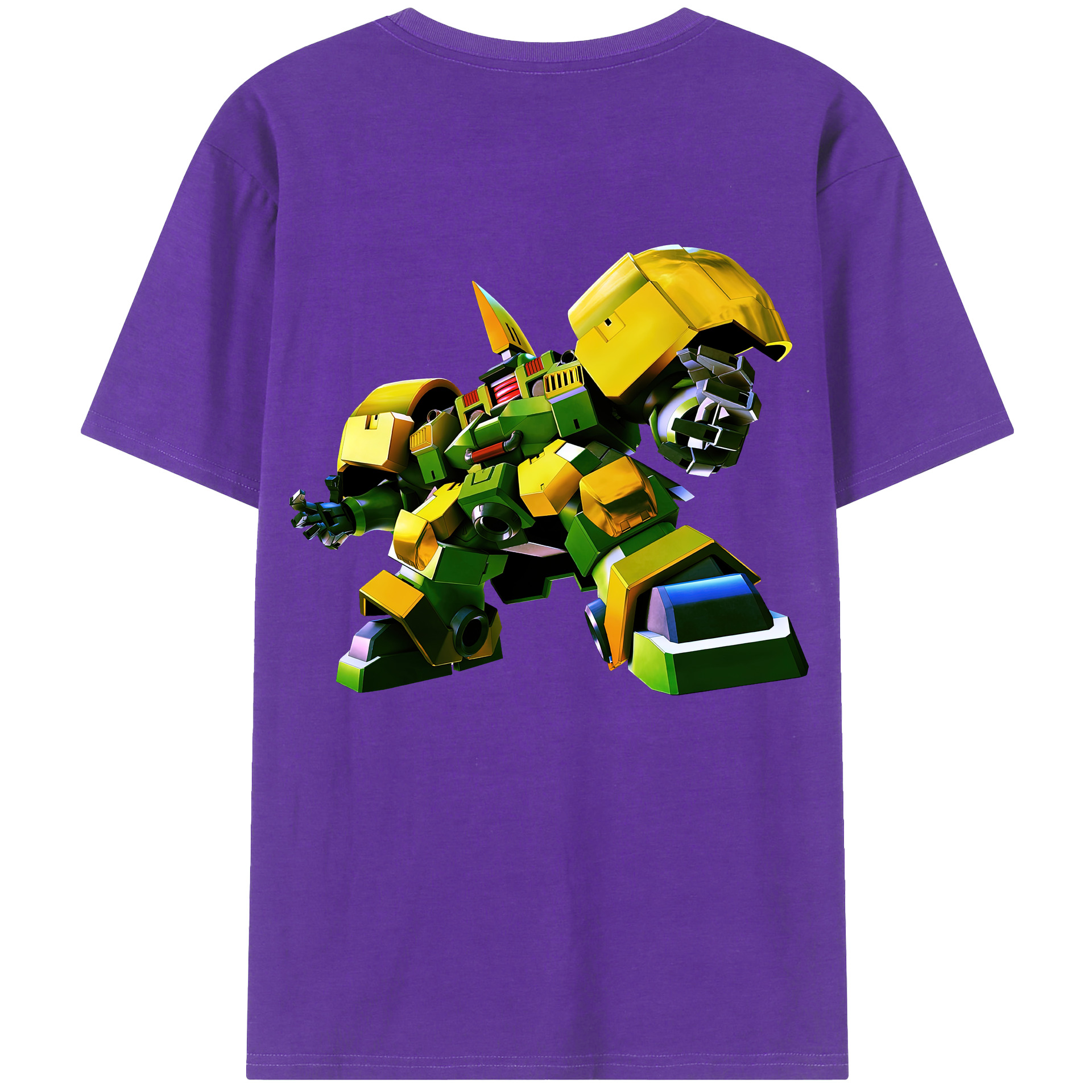 （画像用） 機動戦士ガンダム Mobile Suit Gundam 綿100％半袖Tシャツ（背面プリント）