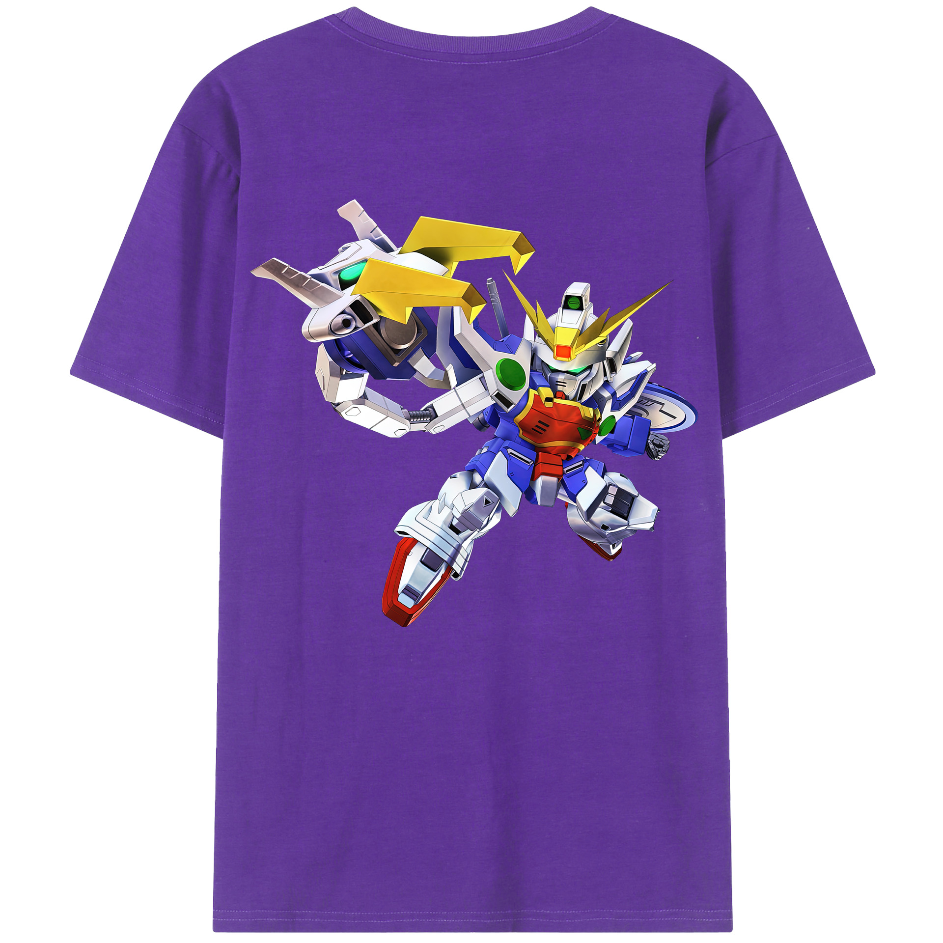 （画像用） 機動戦士ガンダム Mobile Suit Gundam 綿100％半袖Tシャツ（背面プリント）