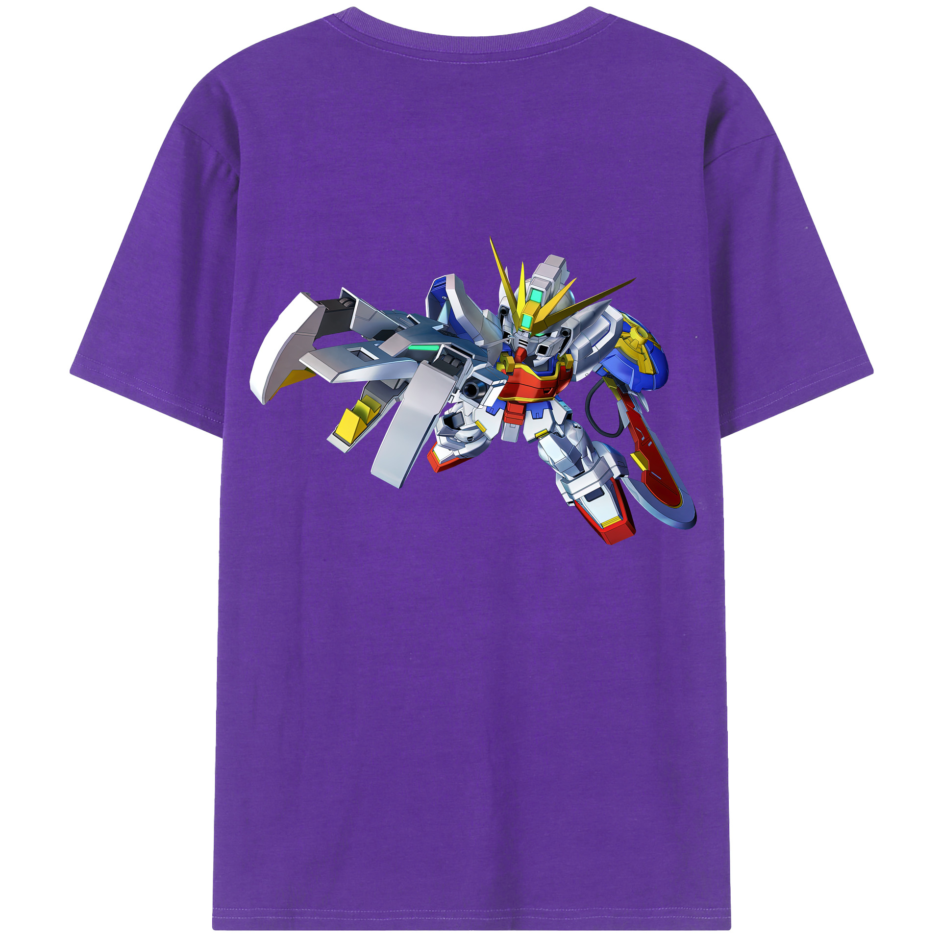 （画像用） 機動戦士ガンダム Mobile Suit Gundam 綿100％半袖Tシャツ（背面プリント）
