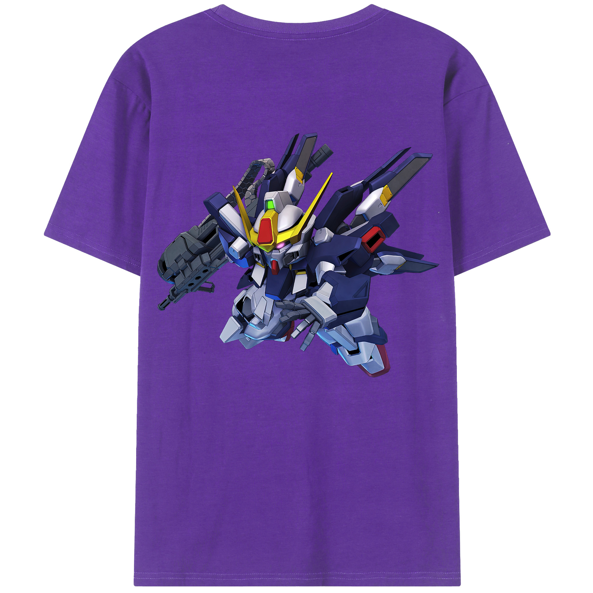 （画像用） 機動戦士ガンダム Mobile Suit Gundam 綿100％半袖Tシャツ（背面プリント）