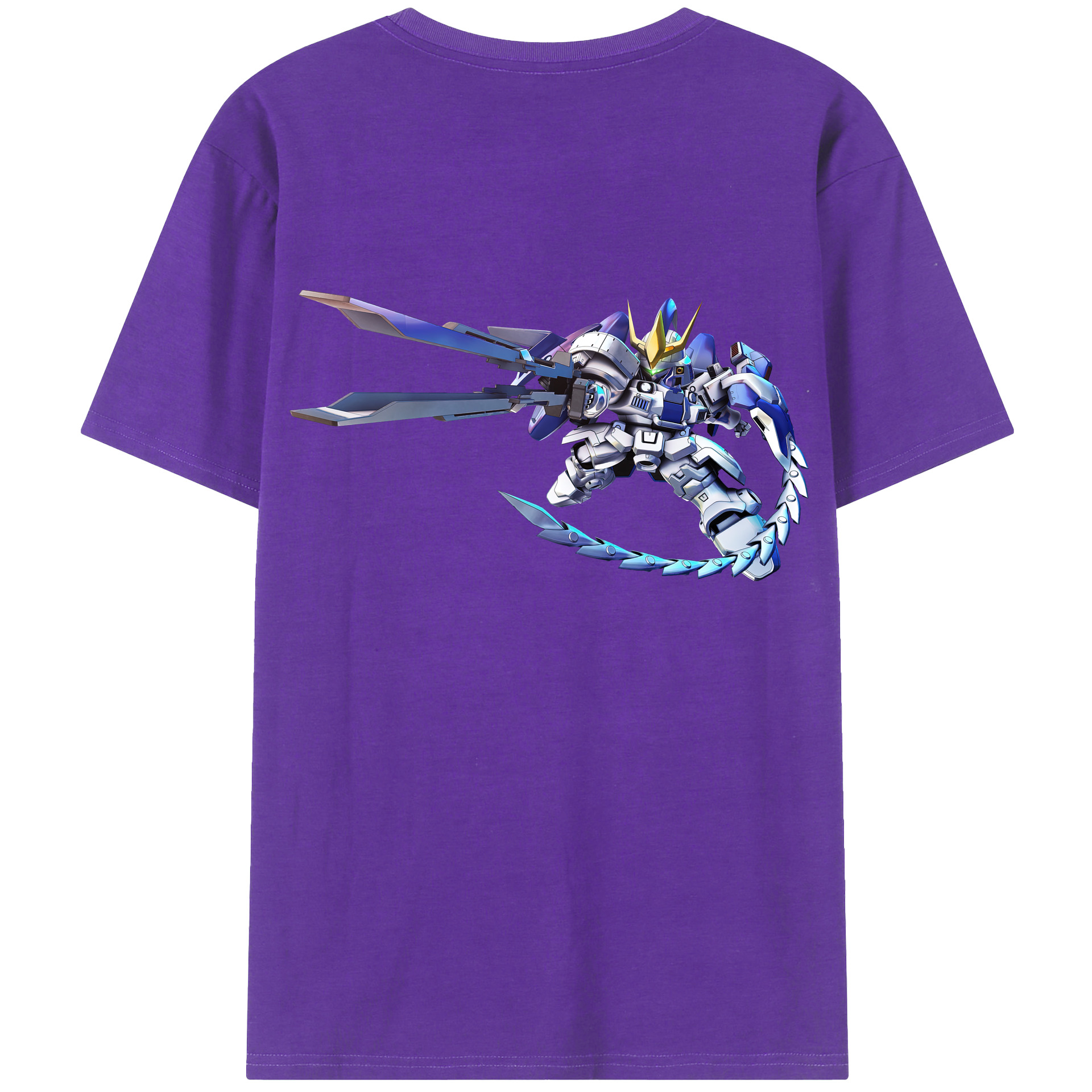 （画像用） 機動戦士ガンダム Mobile Suit Gundam 綿100％半袖Tシャツ（背面プリント）