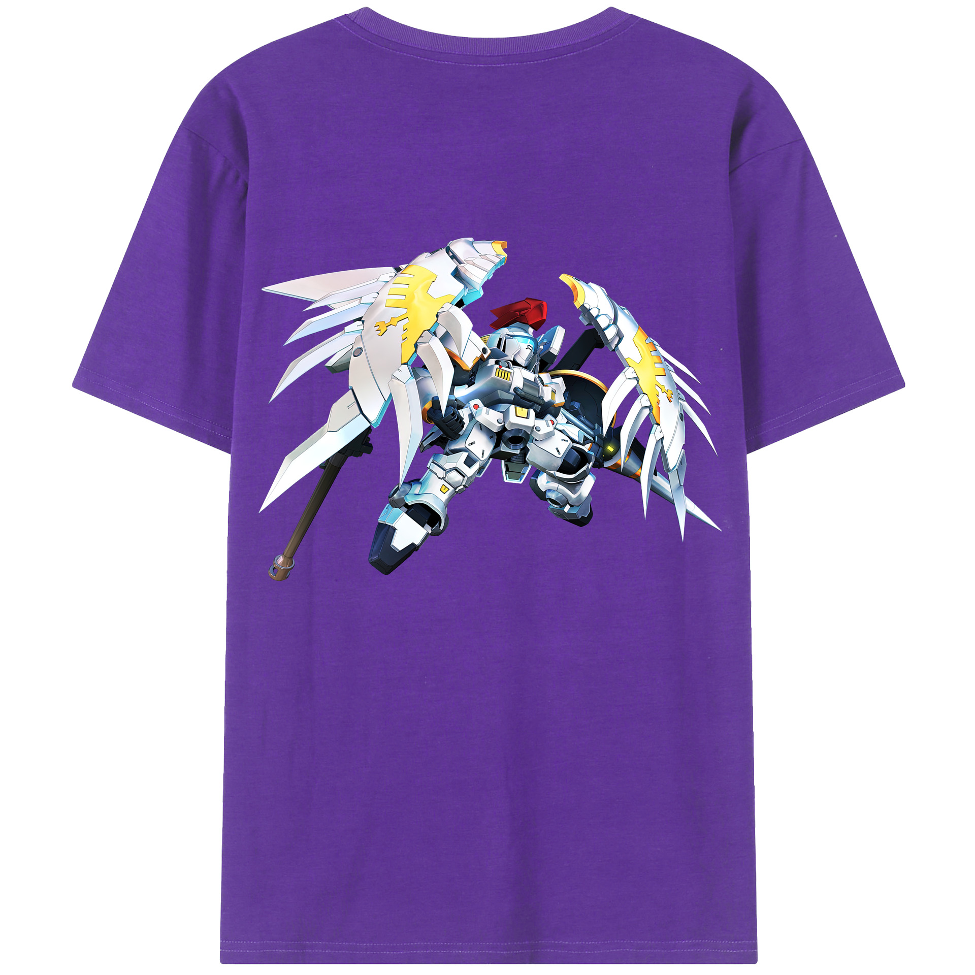 （画像用） 機動戦士ガンダム Mobile Suit Gundam 綿100％半袖Tシャツ（背面プリント）