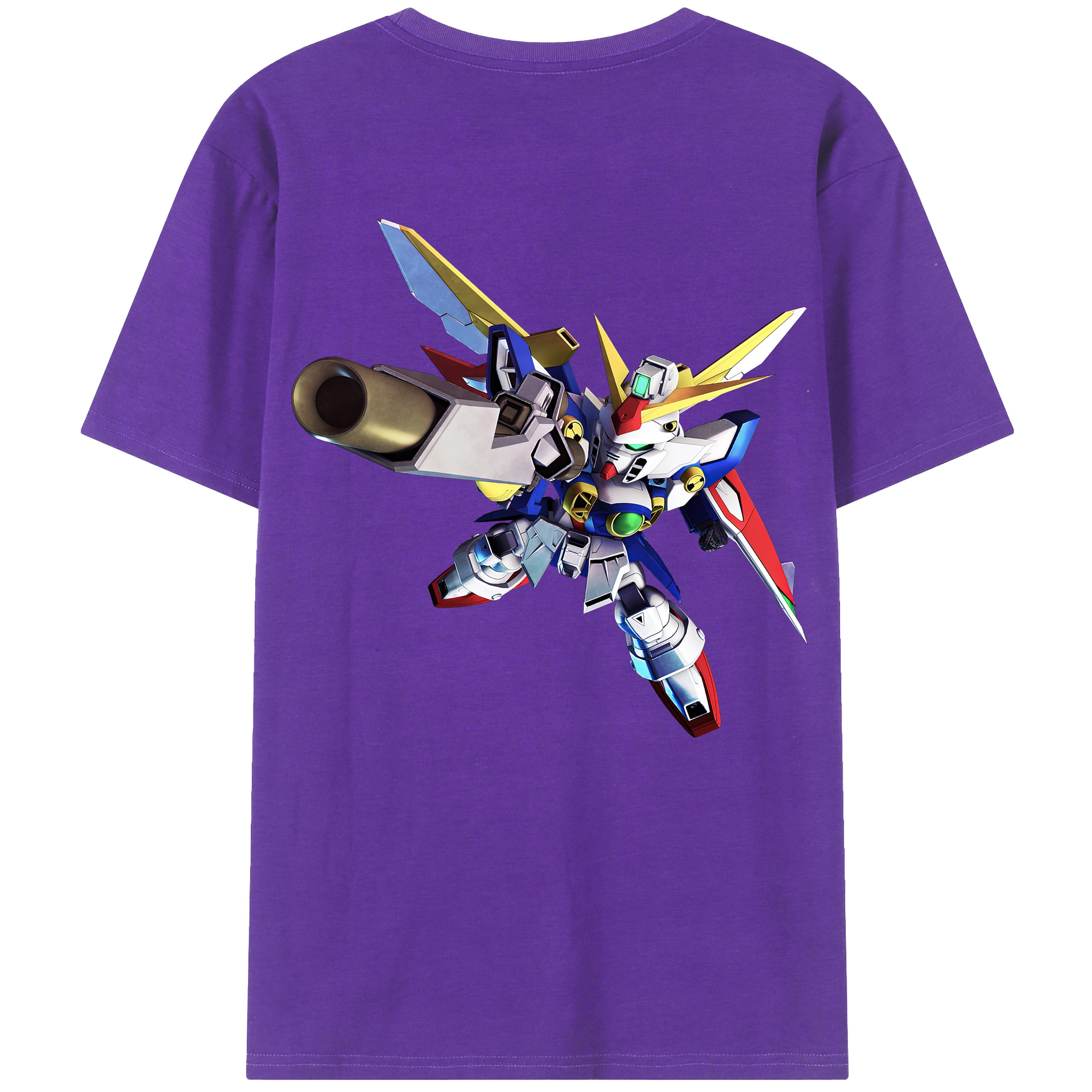（画像用） 機動戦士ガンダム Mobile Suit Gundam 綿100％半袖Tシャツ（背面プリント）