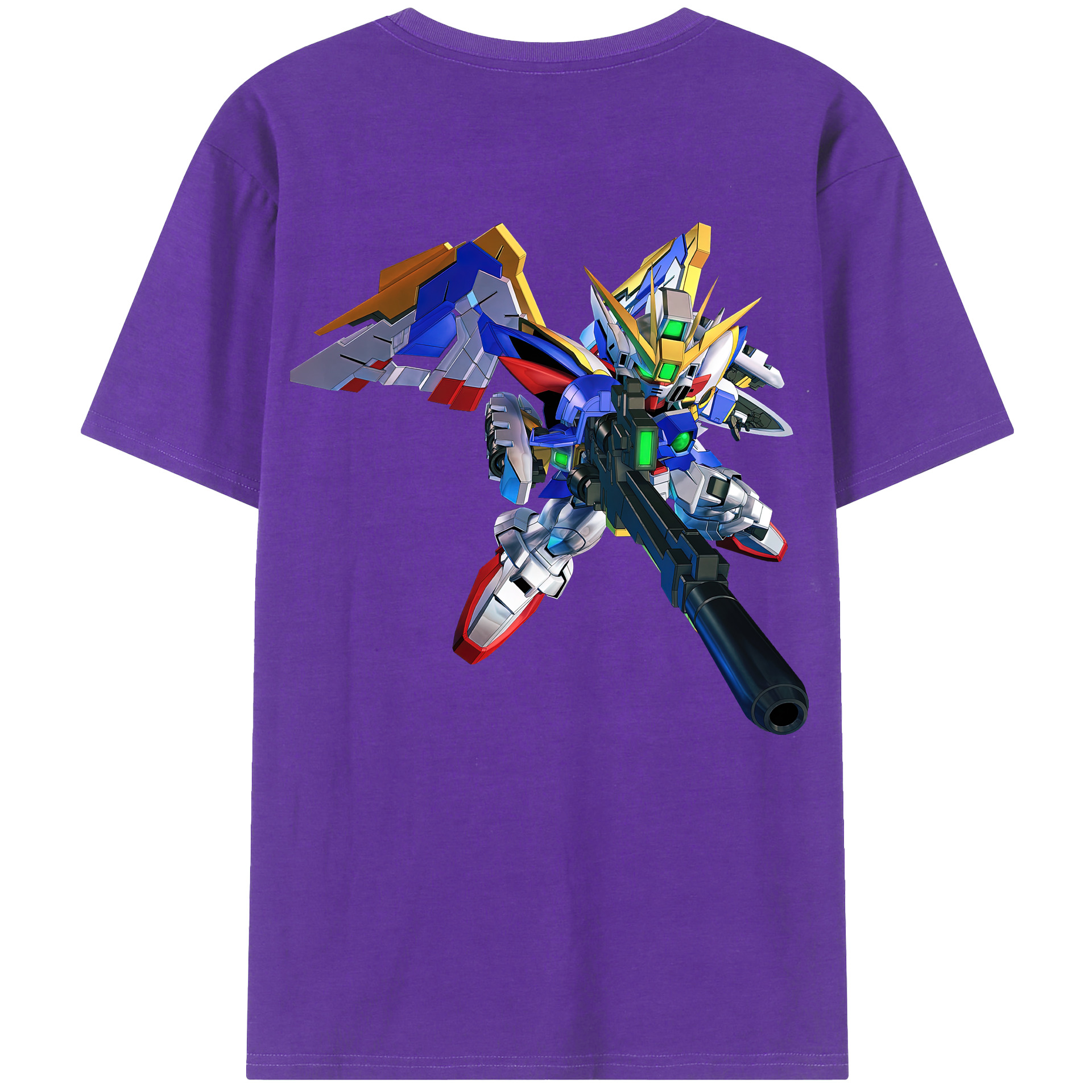 （画像用） 機動戦士ガンダム Mobile Suit Gundam 綿100％半袖Tシャツ（背面プリント）