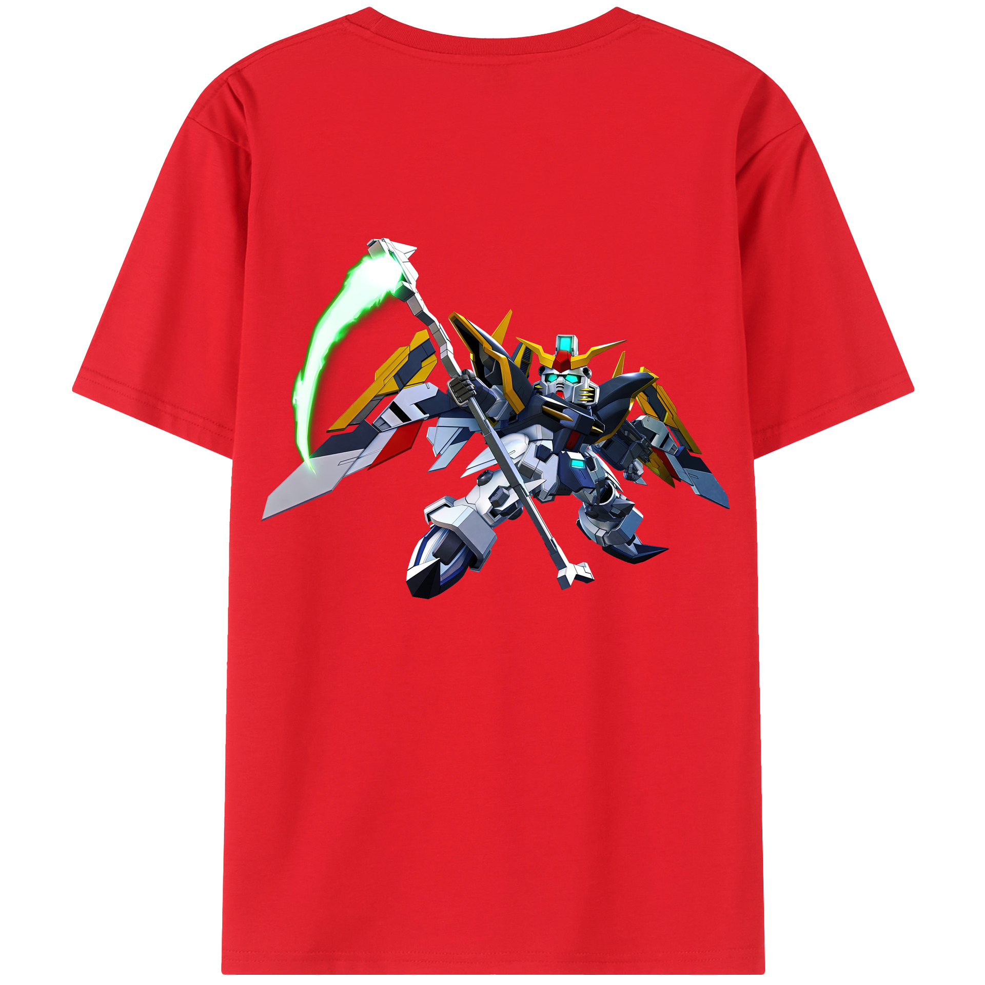 （画像用） 機動戦士ガンダム Mobile Suit Gundam 綿100％半袖Tシャツ（背面プリント）
