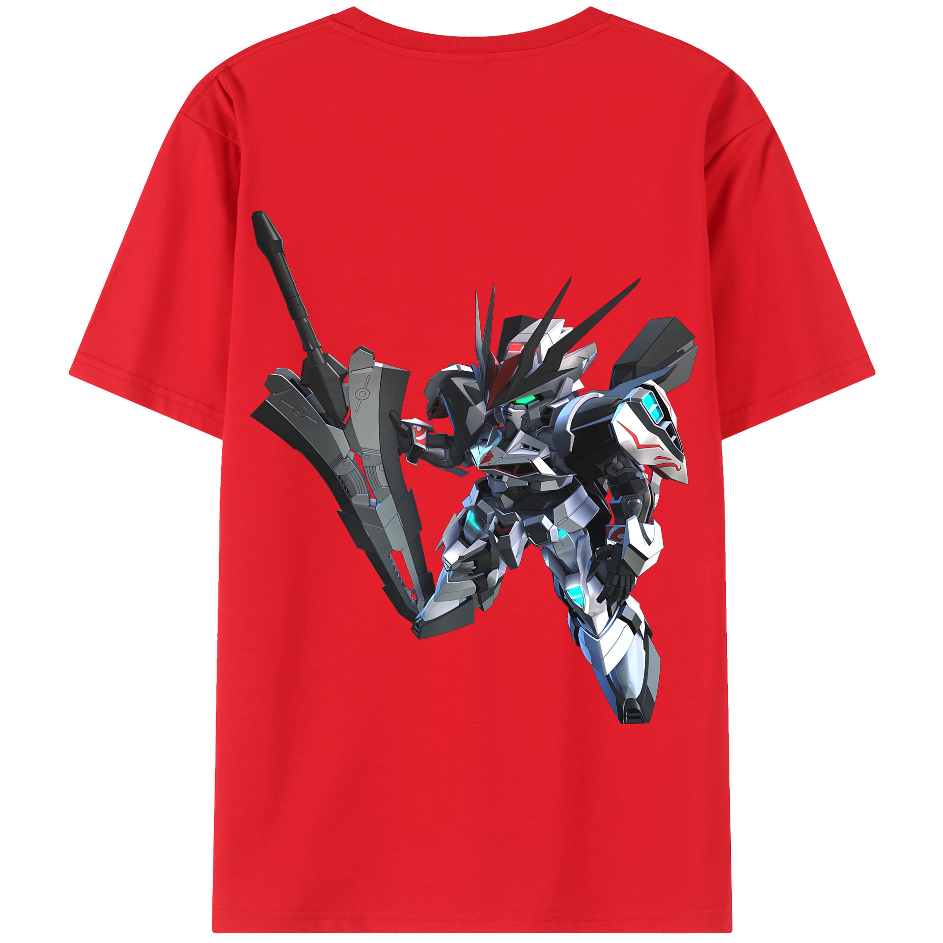 （画像用） 機動戦士ガンダム Mobile Suit Gundam 綿100％半袖Tシャツ（背面プリント）