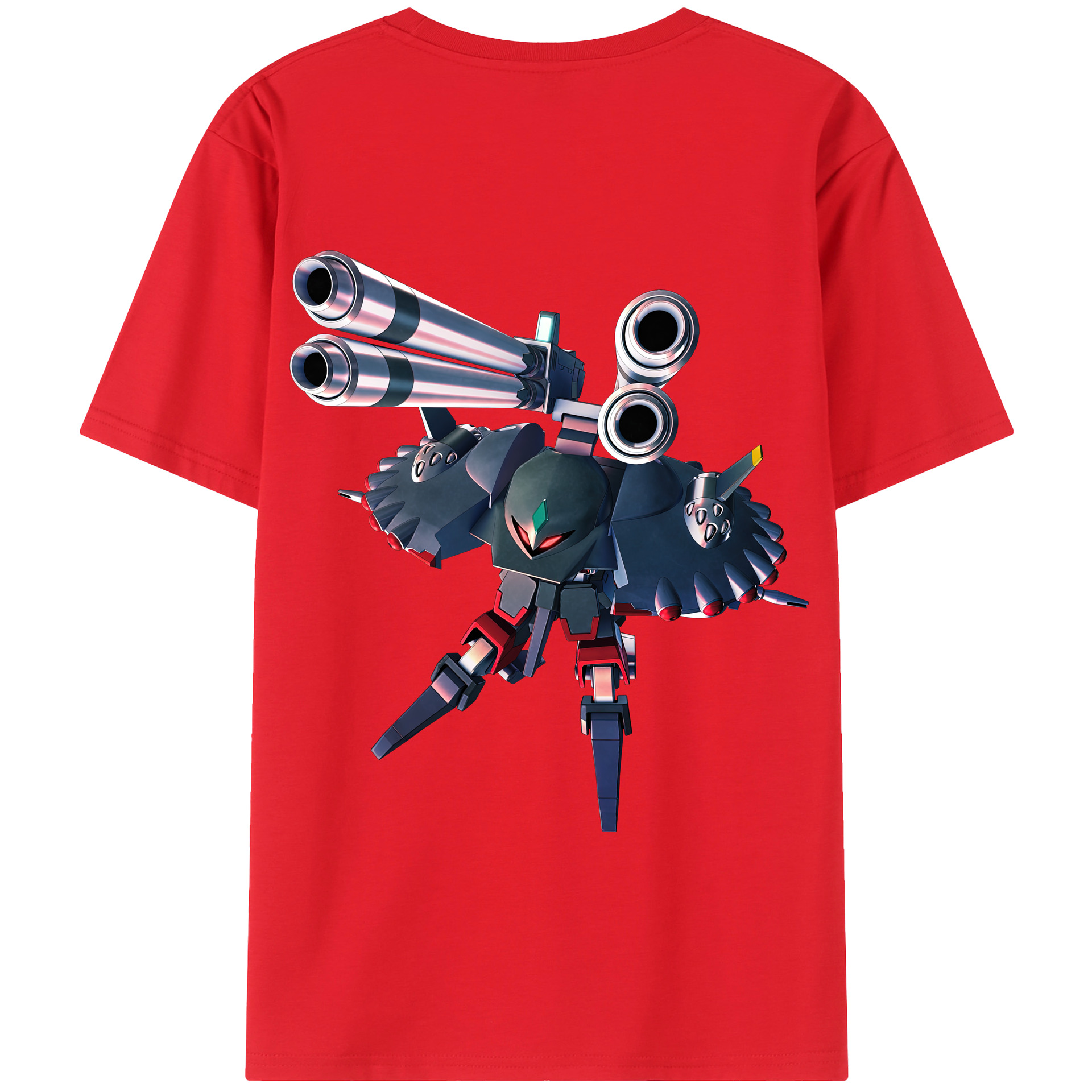 （画像用） 機動戦士ガンダム Mobile Suit Gundam 綿100％半袖Tシャツ（背面プリント）