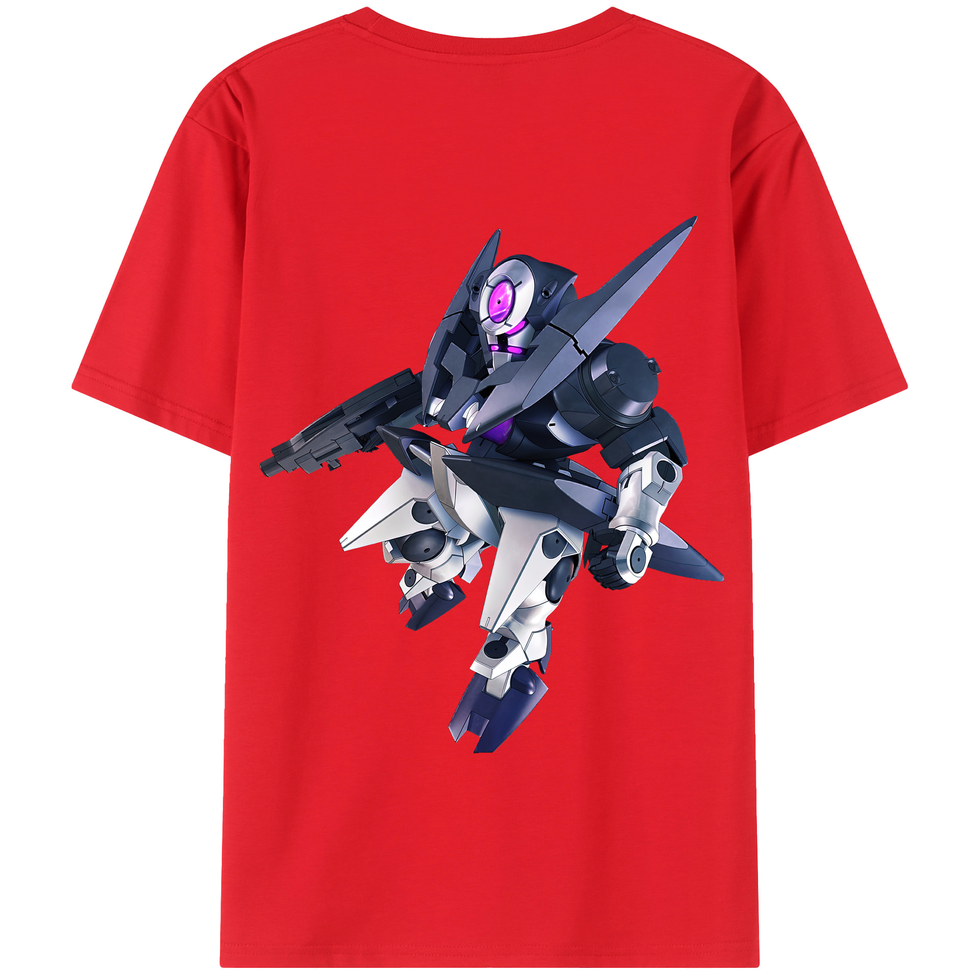 （画像用） 機動戦士ガンダム Mobile Suit Gundam 綿100％半袖Tシャツ（背面プリント）