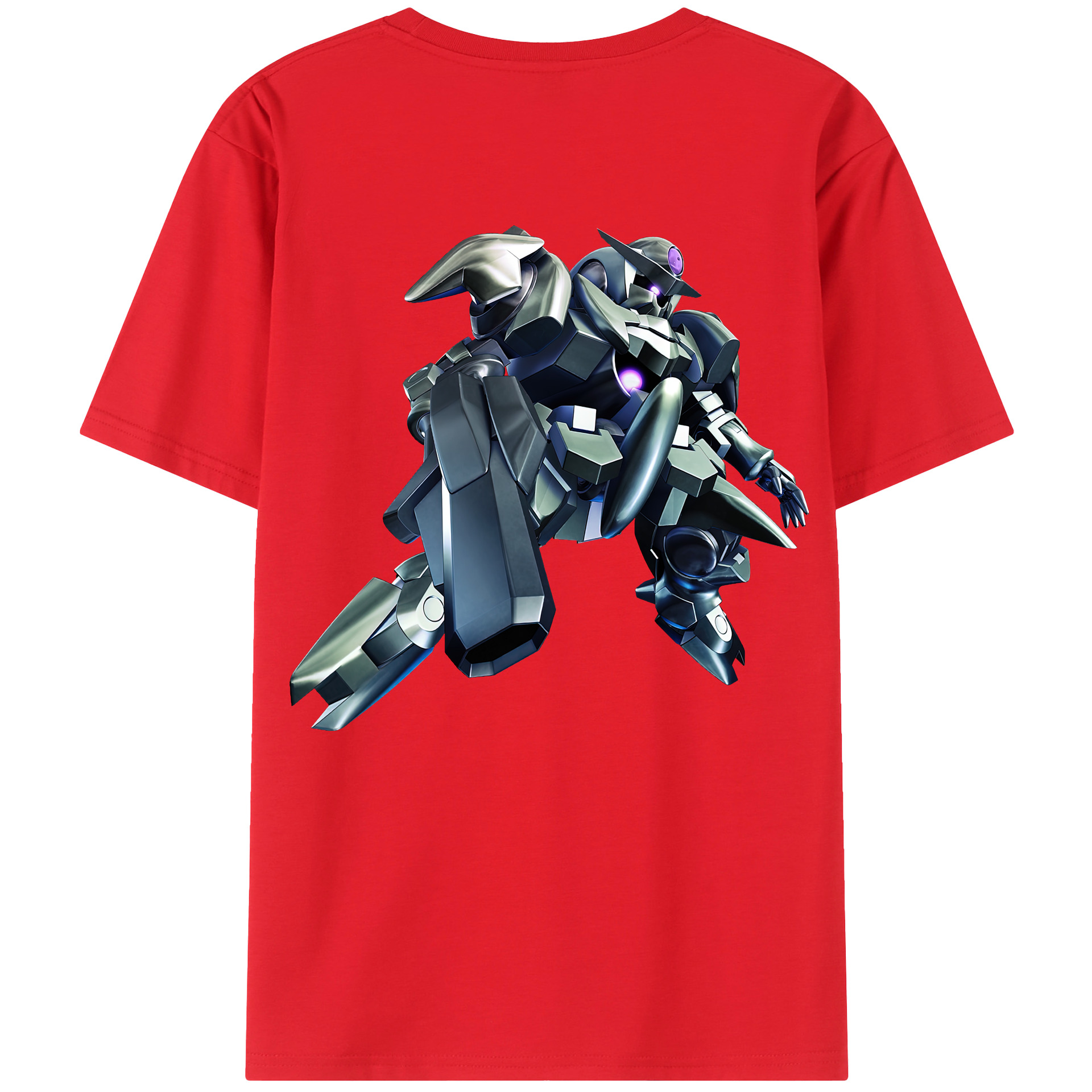 （画像用） 機動戦士ガンダム Mobile Suit Gundam 綿100％半袖Tシャツ（背面プリント）