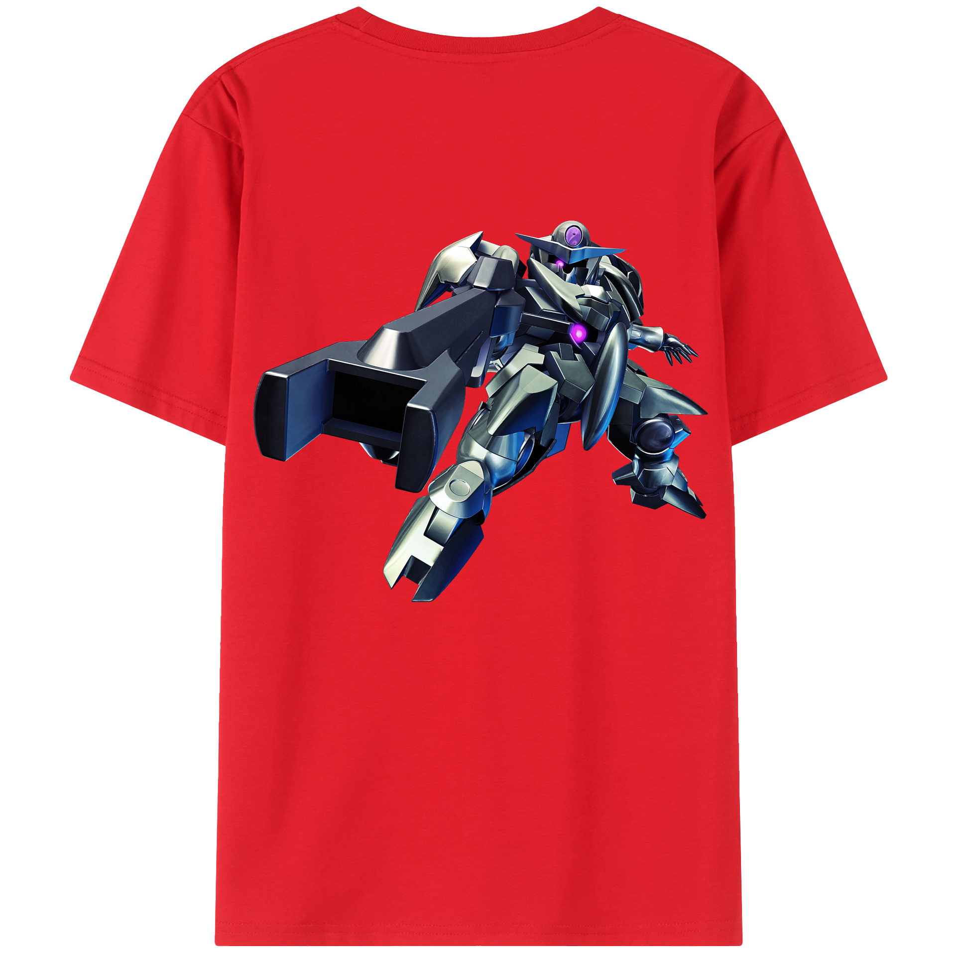 （画像用） 機動戦士ガンダム Mobile Suit Gundam 綿100％半袖Tシャツ（背面プリント）