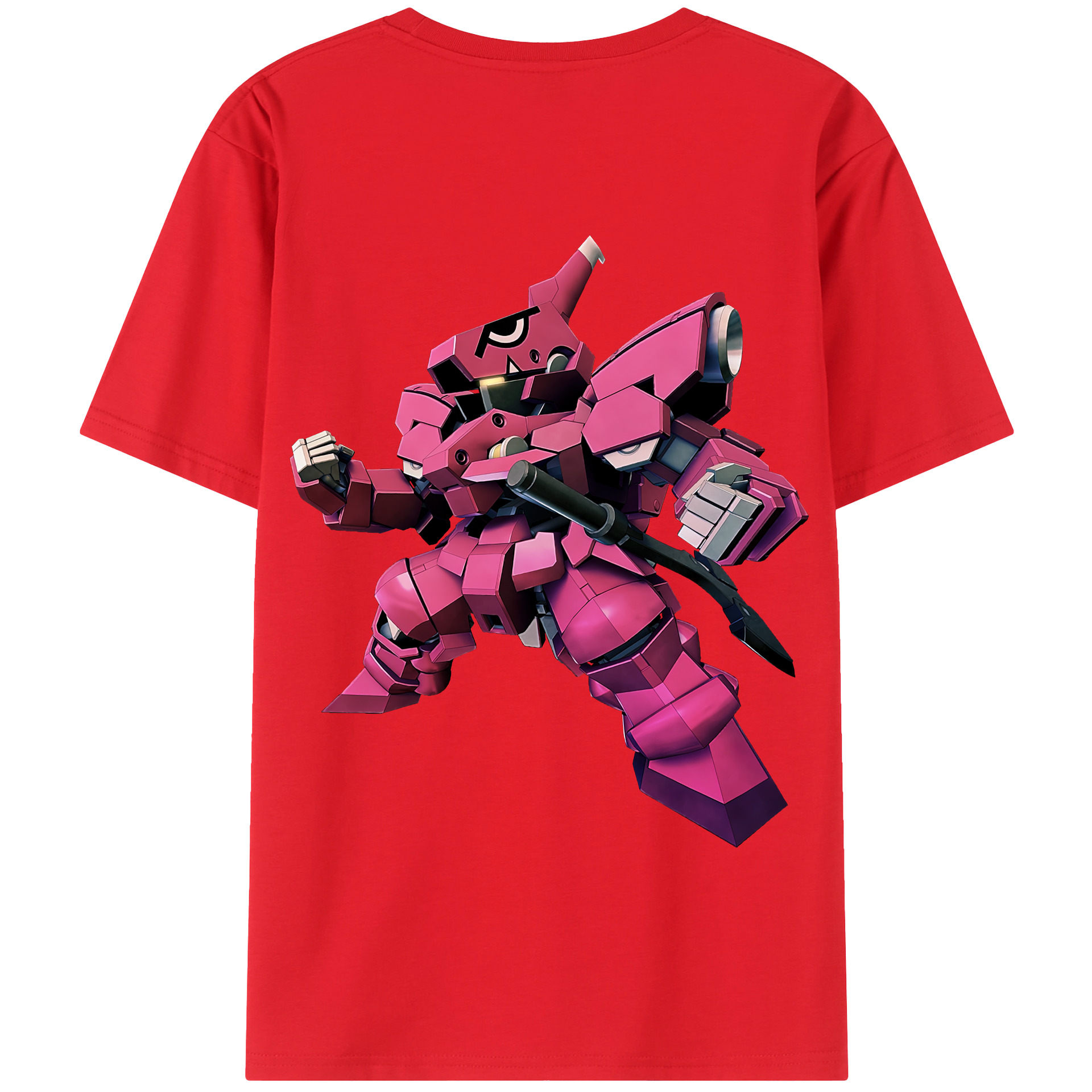（画像用） 機動戦士ガンダム Mobile Suit Gundam 綿100％半袖Tシャツ（背面プリント）