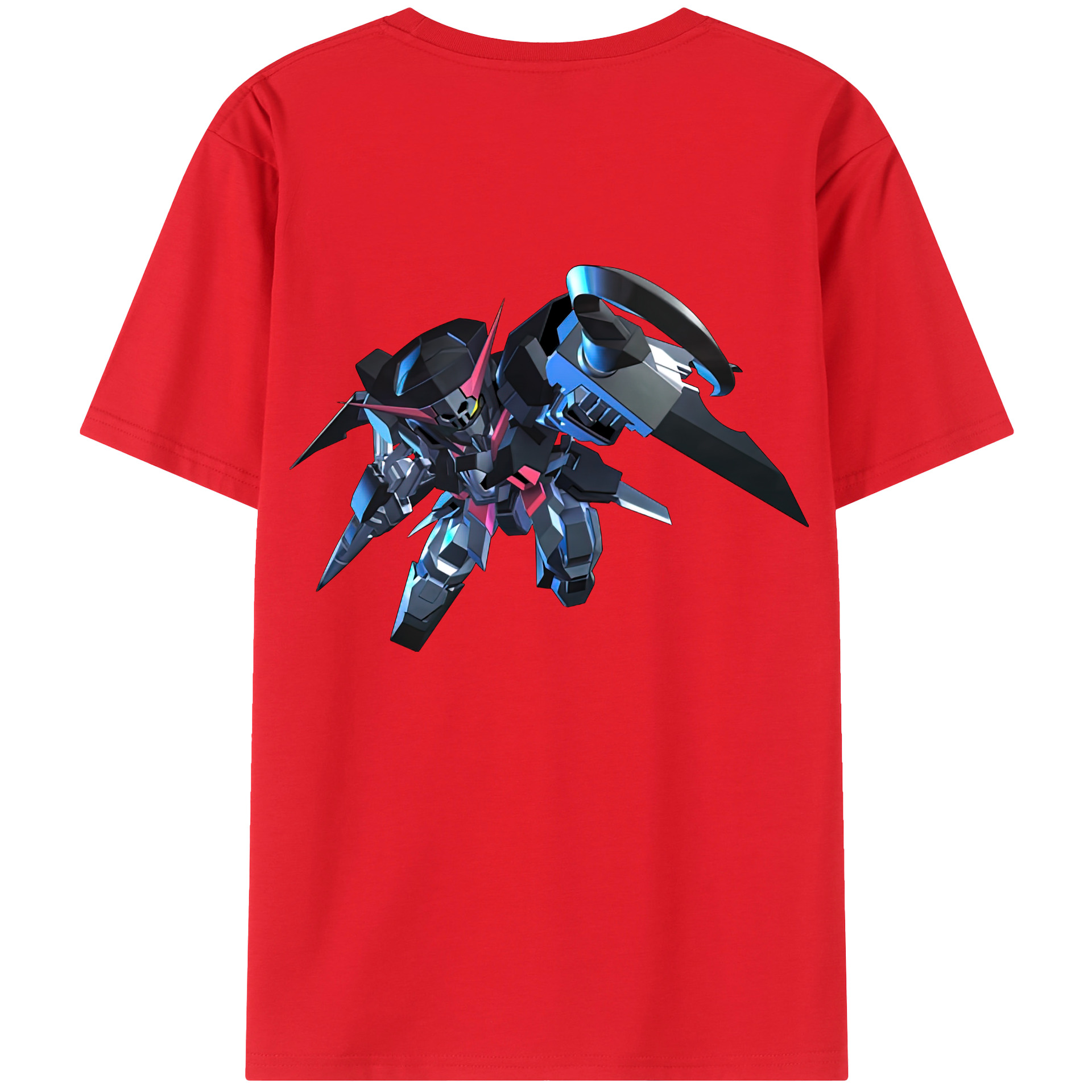 （画像用） 機動戦士ガンダム Mobile Suit Gundam 綿100％半袖Tシャツ（背面プリント）