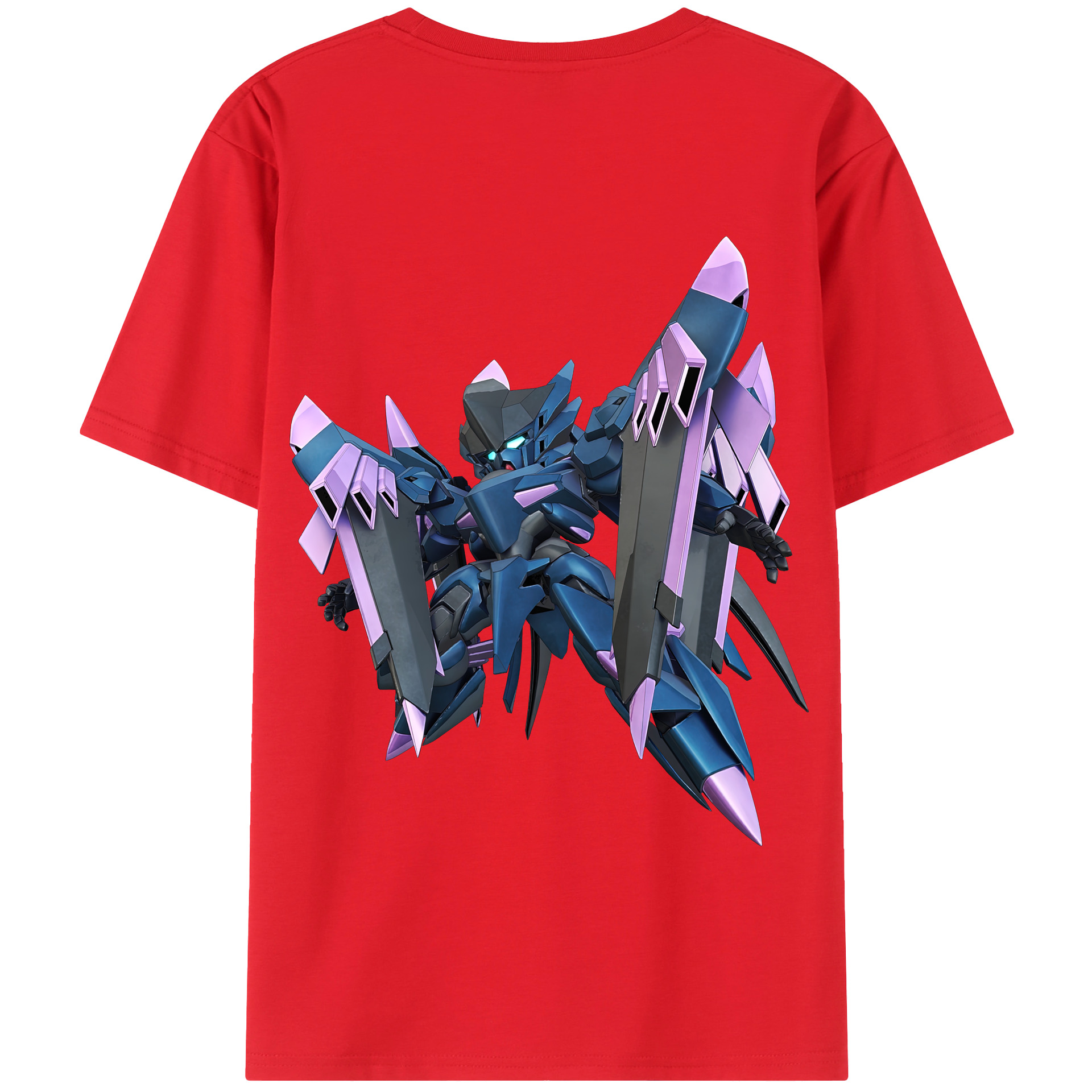 （画像用） 機動戦士ガンダム Mobile Suit Gundam 綿100％半袖Tシャツ（背面プリント）