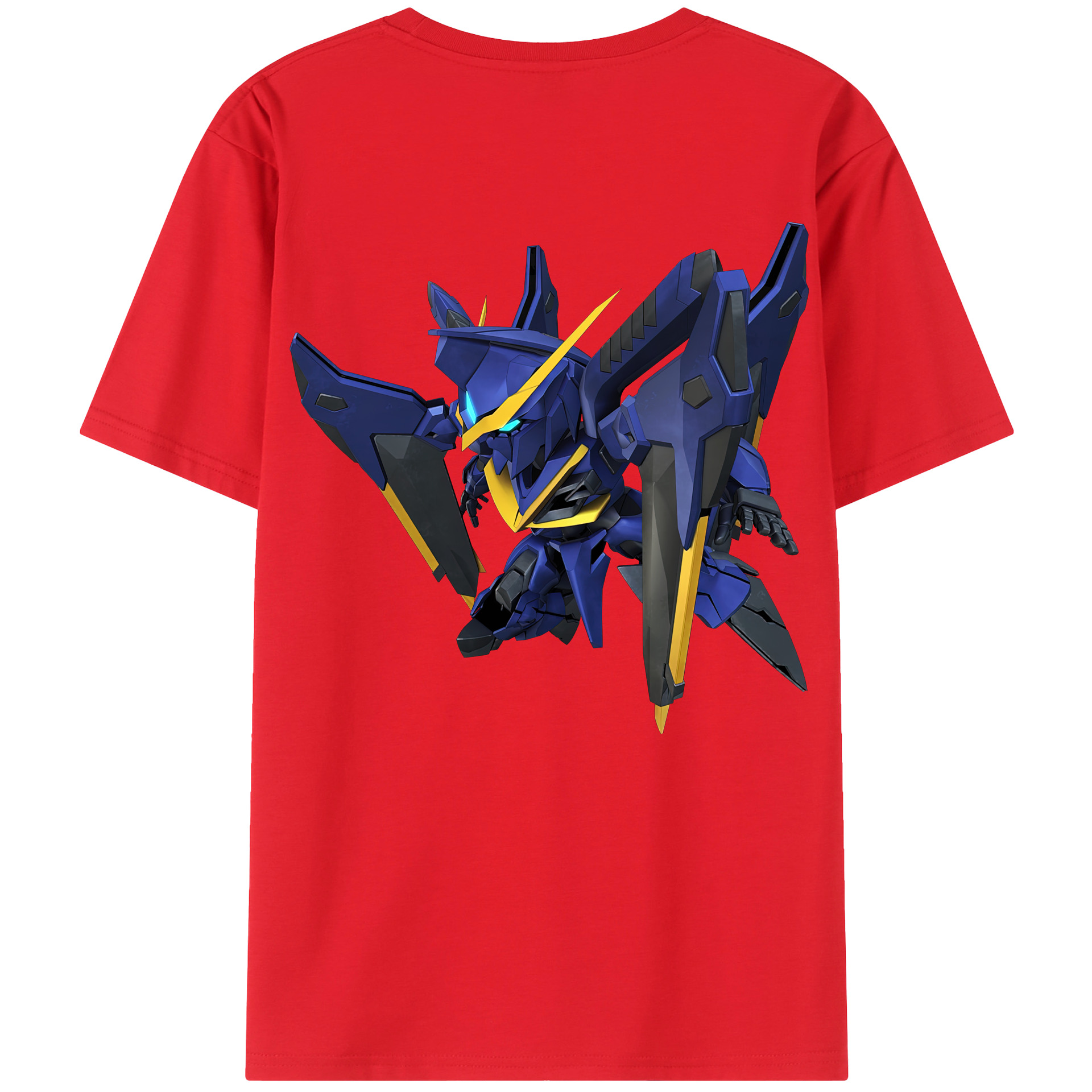 （画像用） 機動戦士ガンダム Mobile Suit Gundam 綿100％半袖Tシャツ（背面プリント）