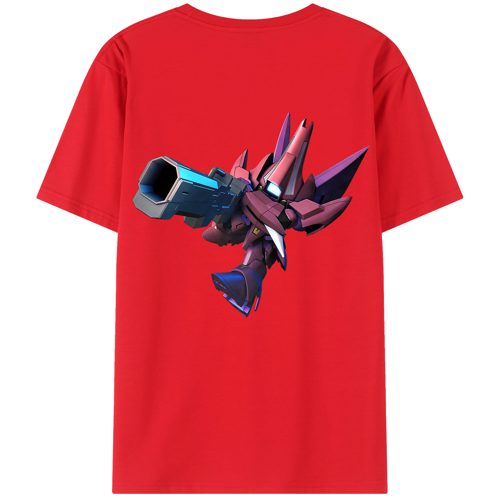 （画像用） 機動戦士ガンダム Mobile Suit Gundam 綿100％半袖Tシャツ（背面プリント）