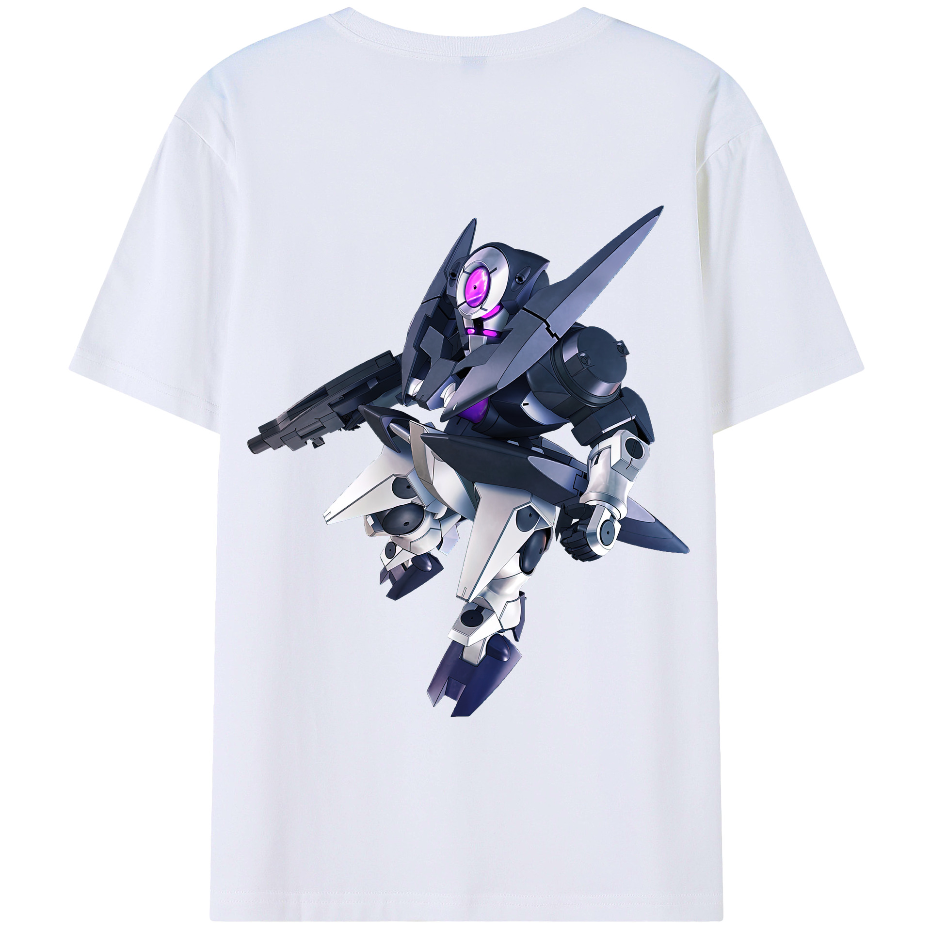 （画像用） 機動戦士ガンダム Mobile Suit Gundam 綿100％半袖Tシャツ（背面プリント）