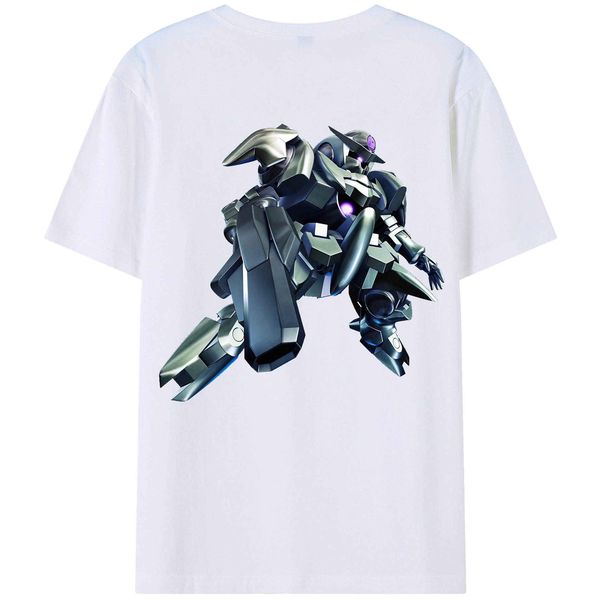 （画像用） 機動戦士ガンダム Mobile Suit Gundam 綿100％半袖Tシャツ（背面プリント）