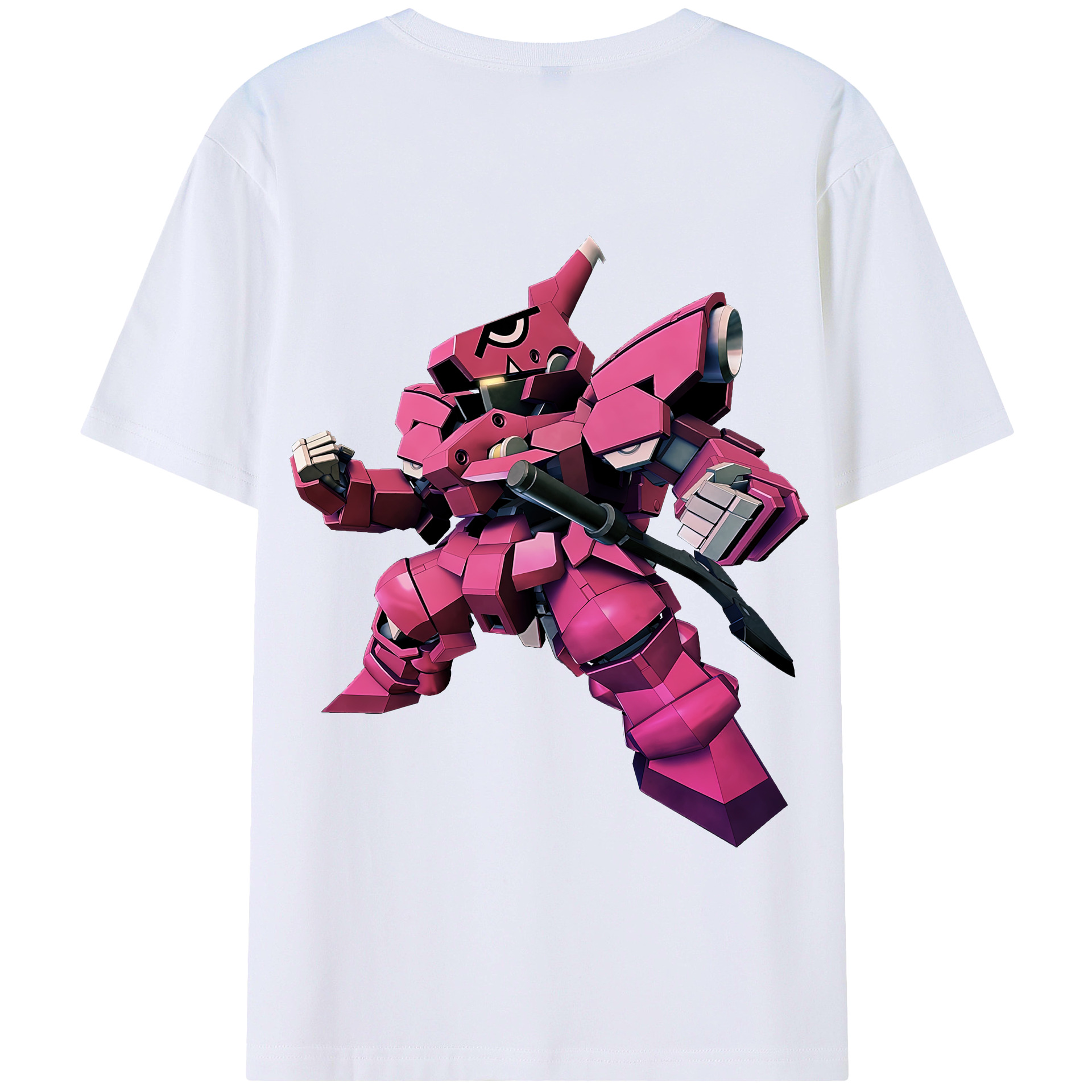 （画像用） 機動戦士ガンダム Mobile Suit Gundam 綿100％半袖Tシャツ（背面プリント）