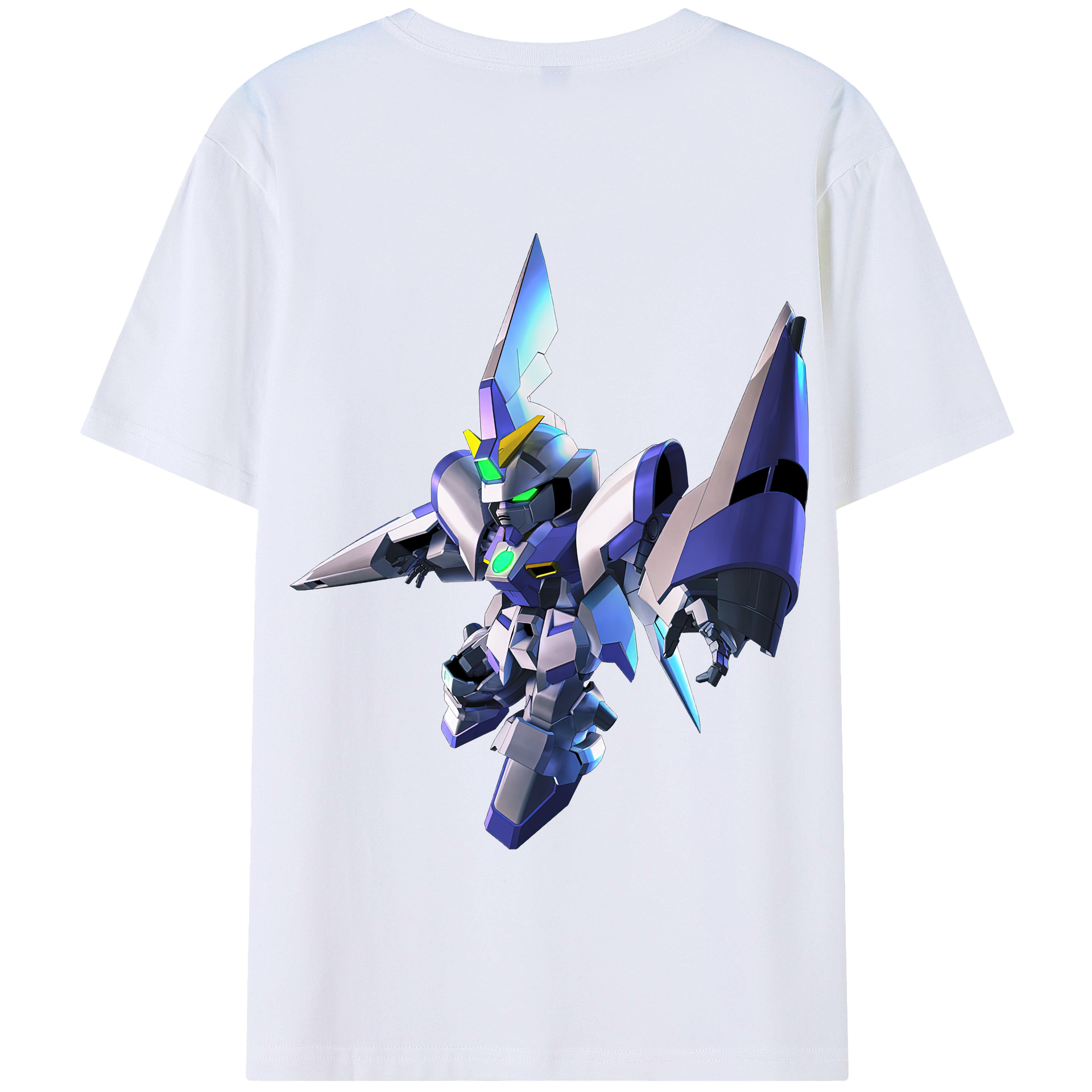 （画像用） 機動戦士ガンダム Mobile Suit Gundam 綿100％半袖Tシャツ（背面プリント）