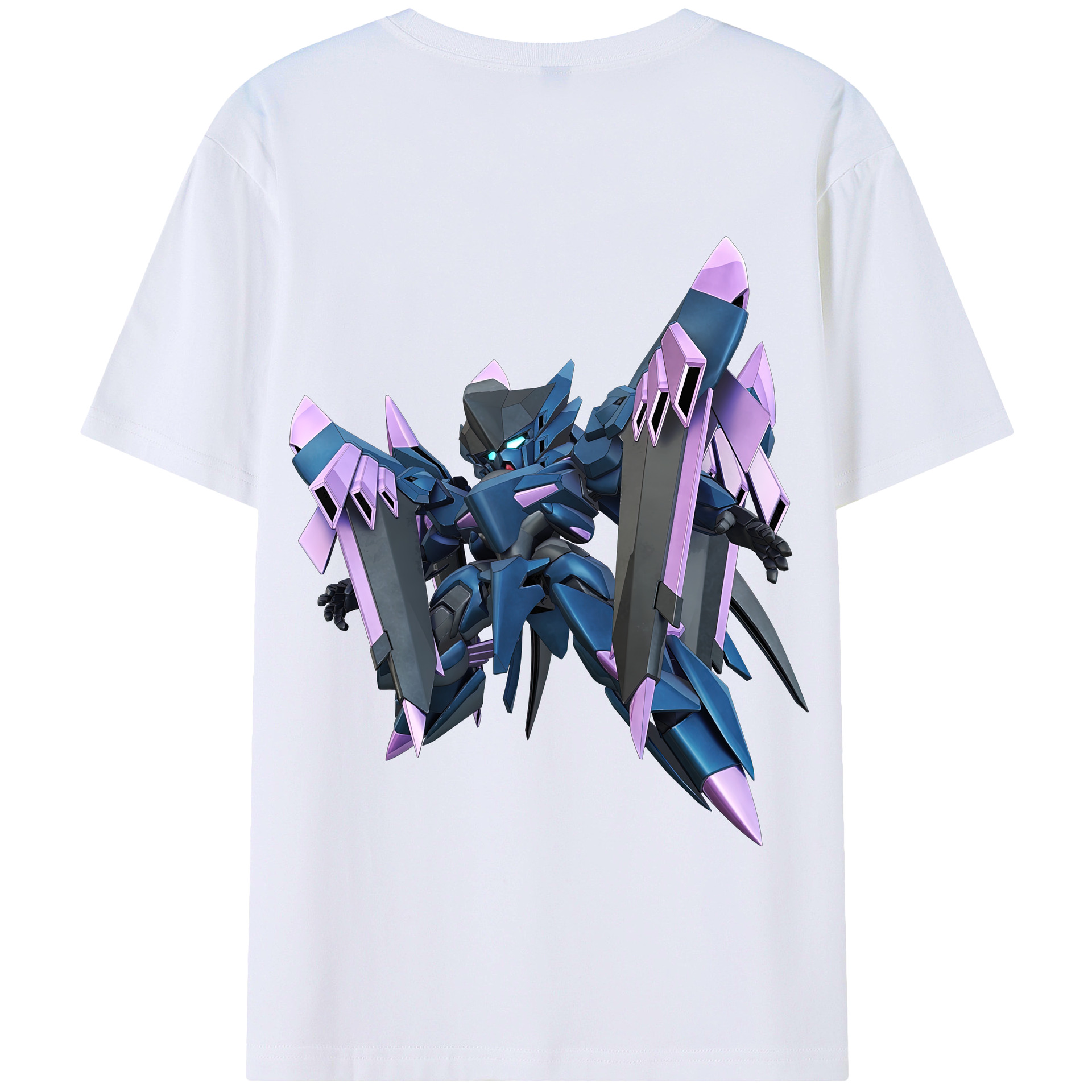 （画像用） 機動戦士ガンダム Mobile Suit Gundam 綿100％半袖Tシャツ（背面プリント）