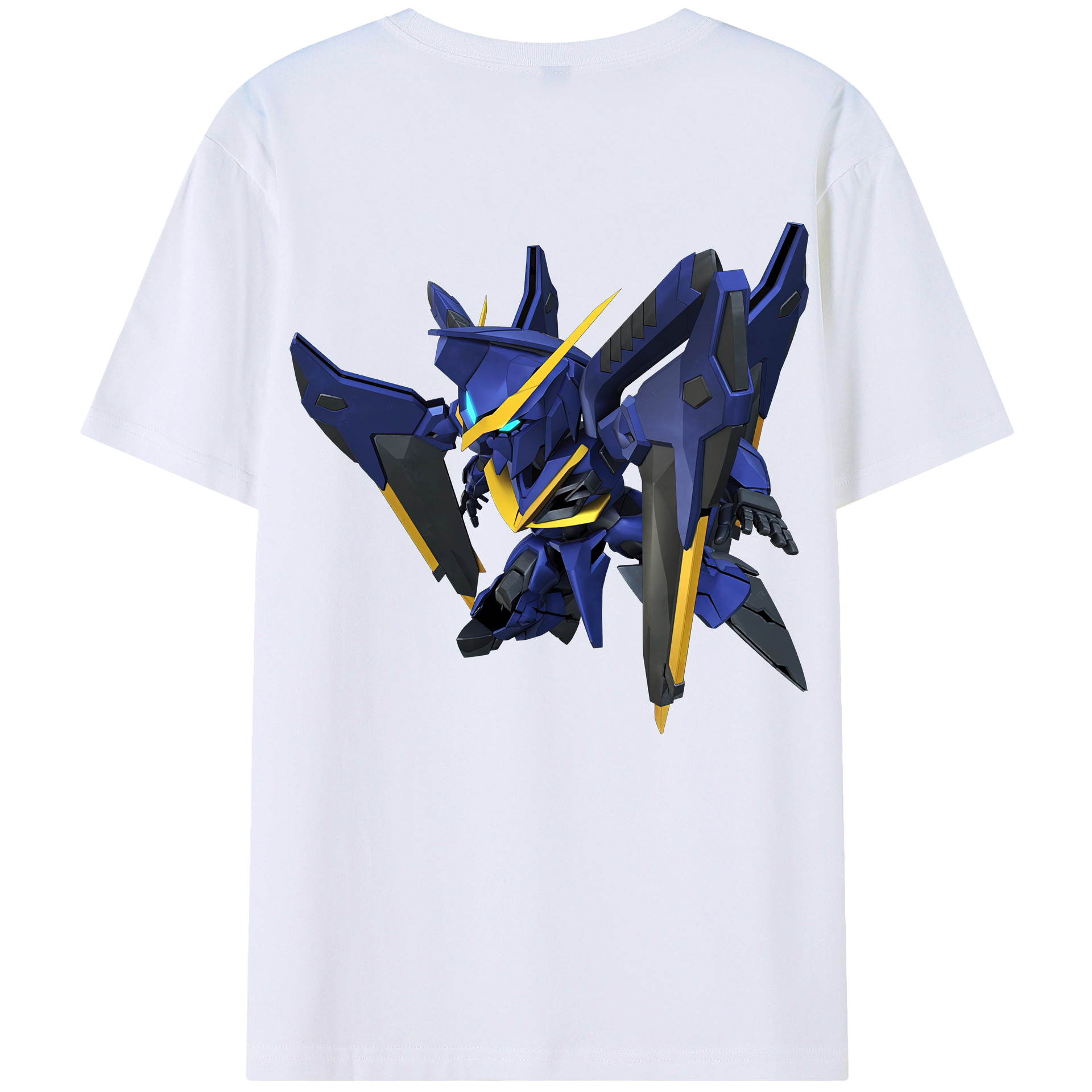 （画像用） 機動戦士ガンダム Mobile Suit Gundam 綿100％半袖Tシャツ（背面プリント）