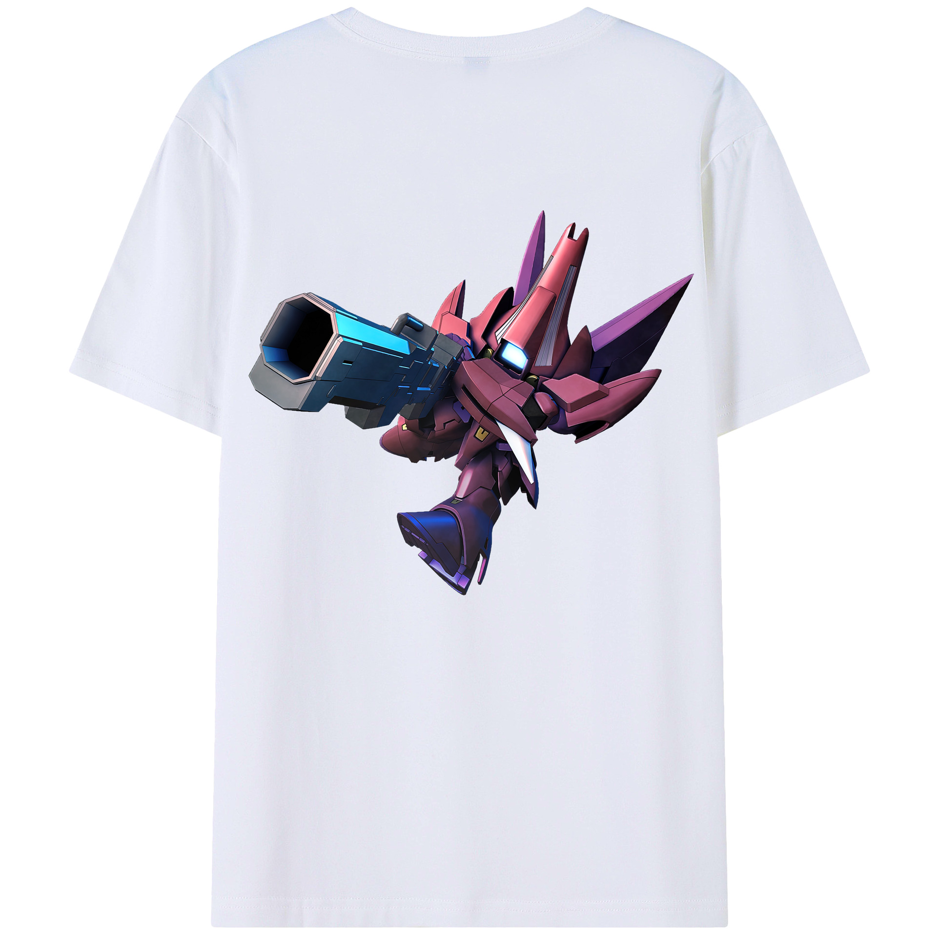 （画像用） 機動戦士ガンダム Mobile Suit Gundam 綿100％半袖Tシャツ（背面プリント）