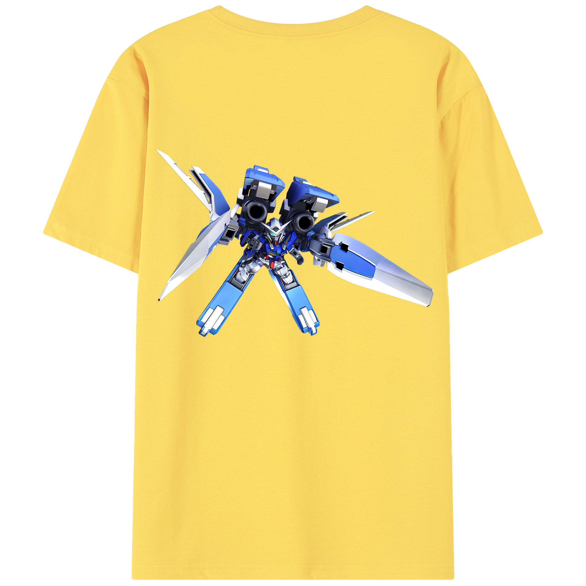 （画像用） 機動戦士ガンダム Mobile Suit Gundam 綿100％半袖Tシャツ（背面プリント）