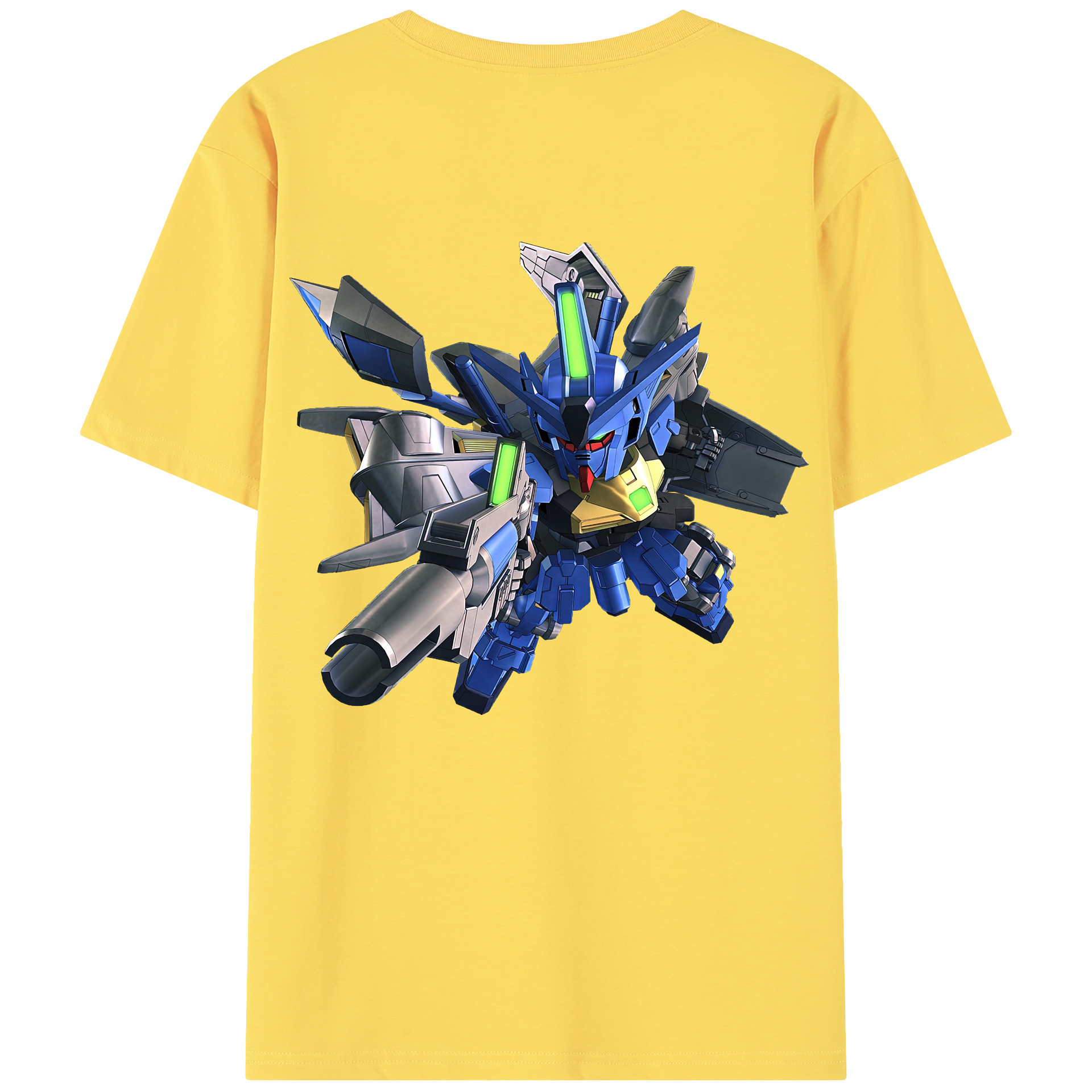 （画像用） 機動戦士ガンダム Mobile Suit Gundam 綿100％半袖Tシャツ（背面プリント）