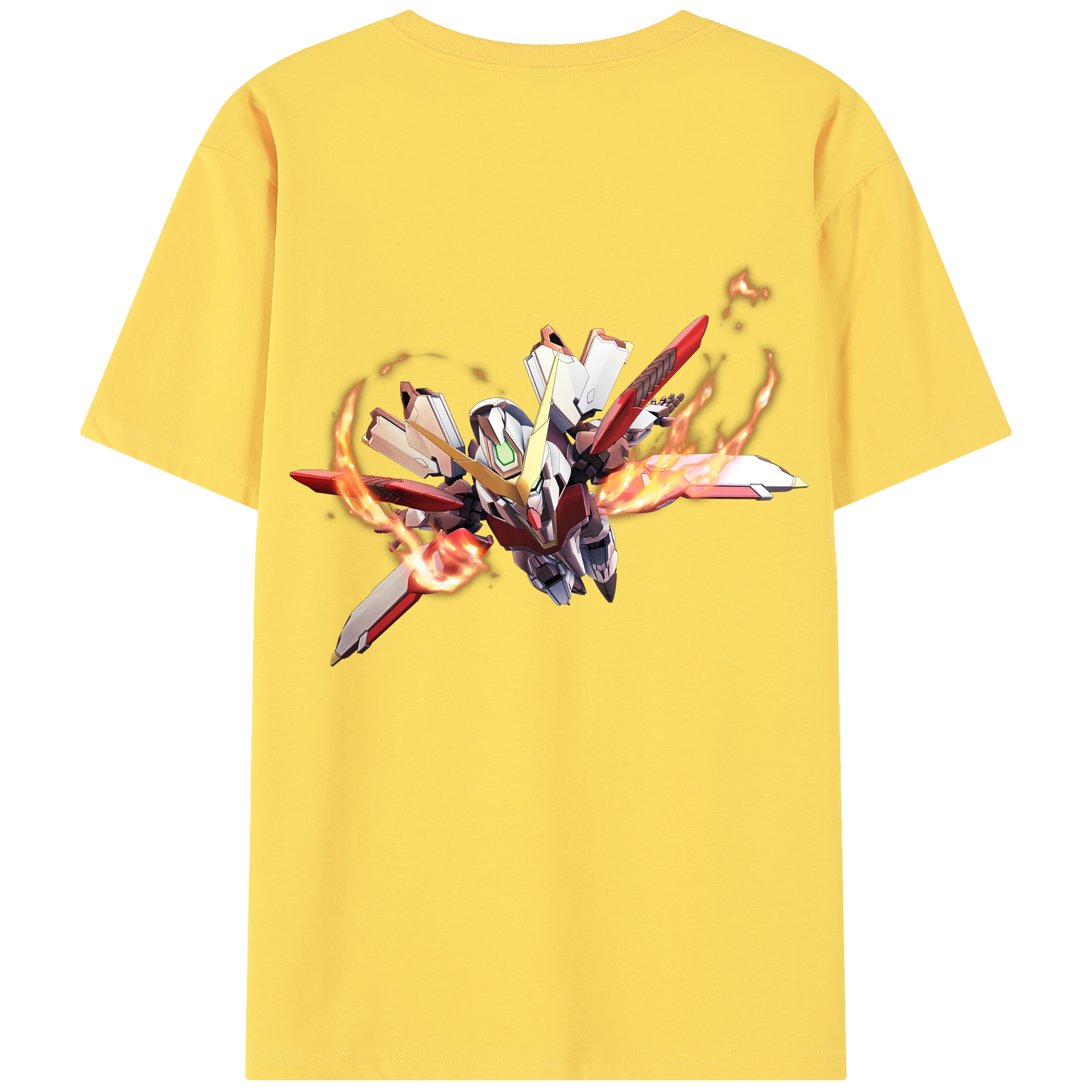 （画像用） 機動戦士ガンダム Mobile Suit Gundam 綿100％半袖Tシャツ（背面プリント）