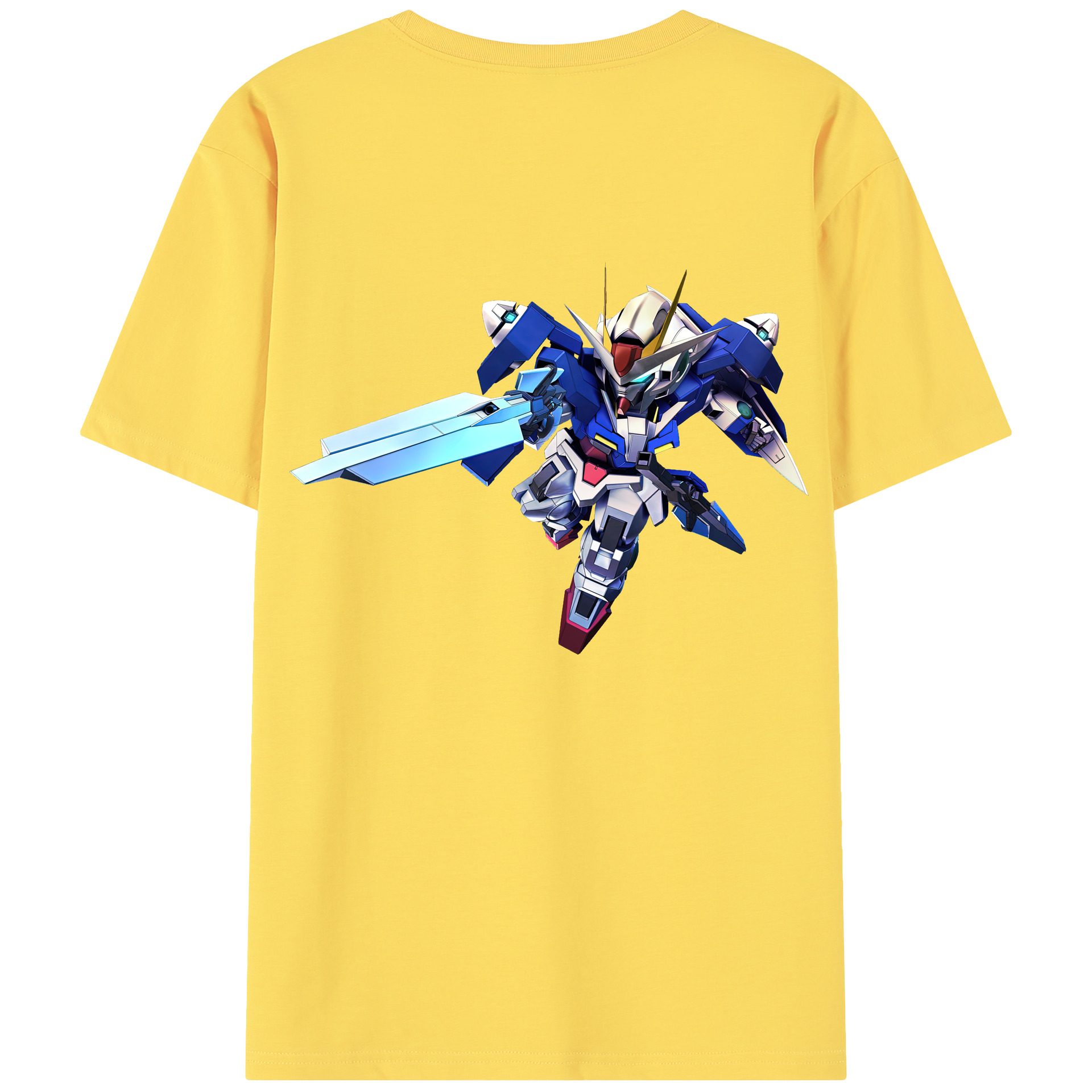 （画像用） 機動戦士ガンダム Mobile Suit Gundam 綿100％半袖Tシャツ（背面プリント）