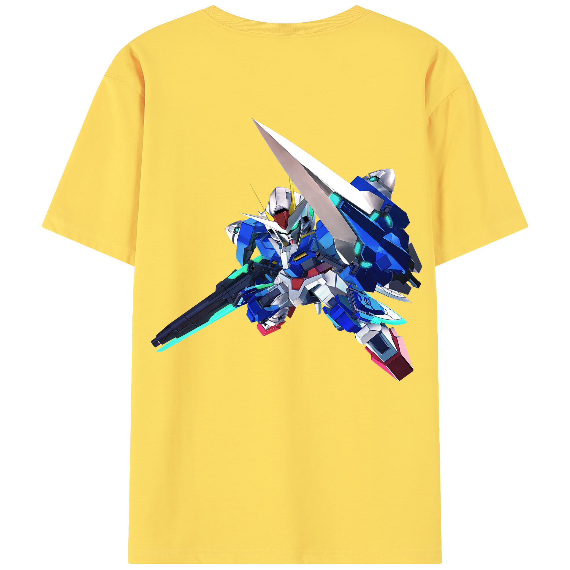 （画像用） 機動戦士ガンダム Mobile Suit Gundam 綿100％半袖Tシャツ（背面プリント）