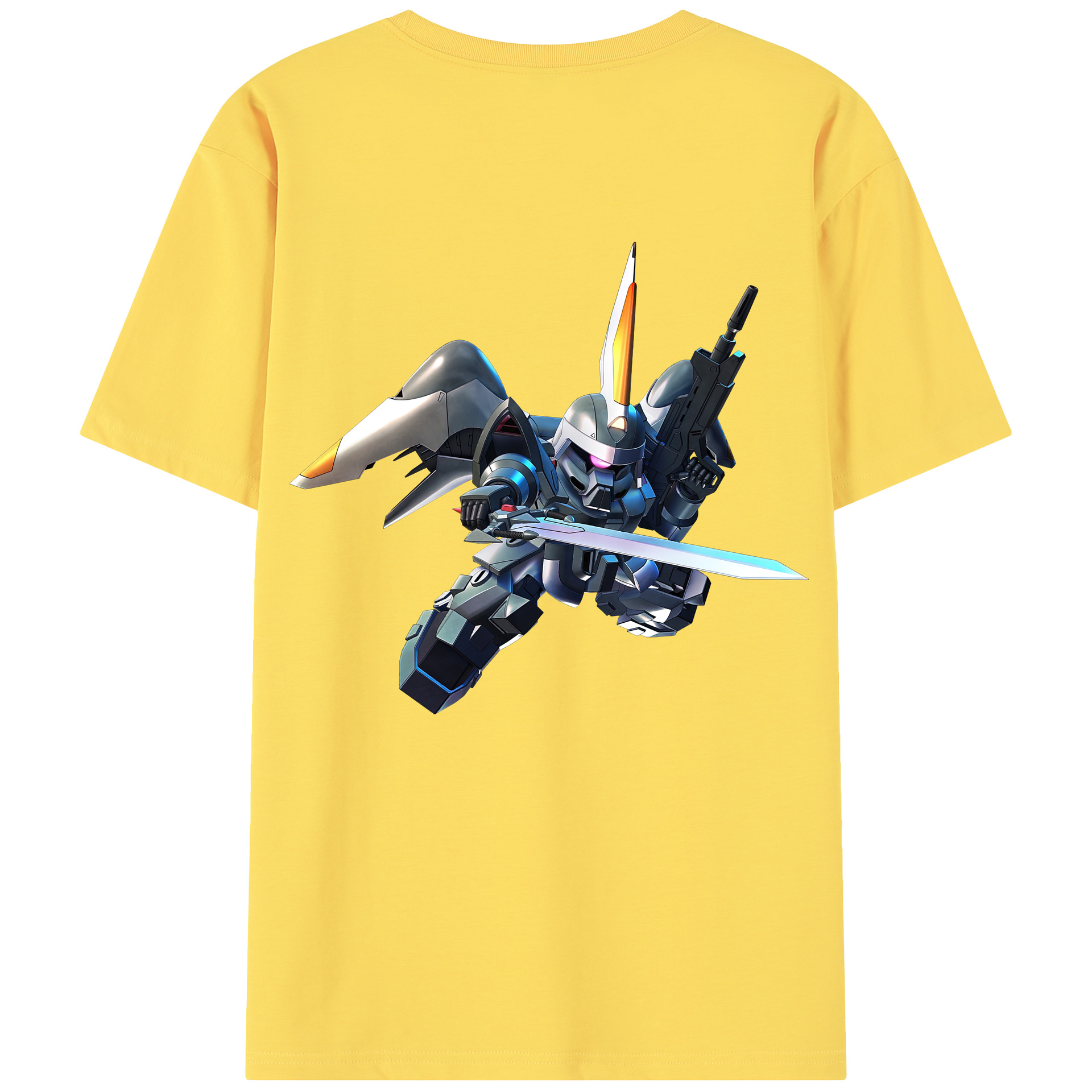 （画像用） 機動戦士ガンダム Mobile Suit Gundam 綿100％半袖Tシャツ（背面プリント）