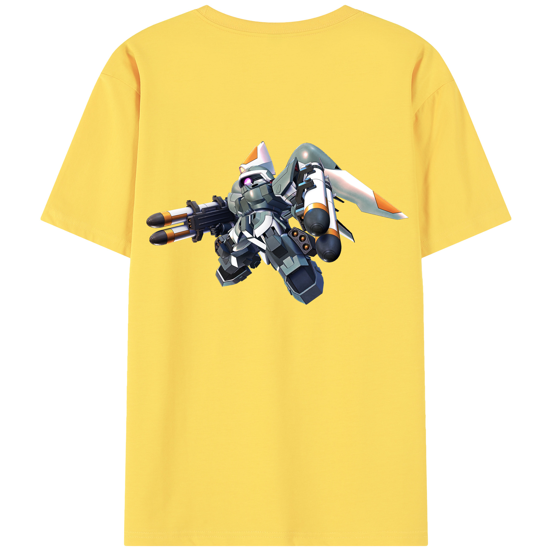 （画像用） 機動戦士ガンダム Mobile Suit Gundam 綿100％半袖Tシャツ（背面プリント）