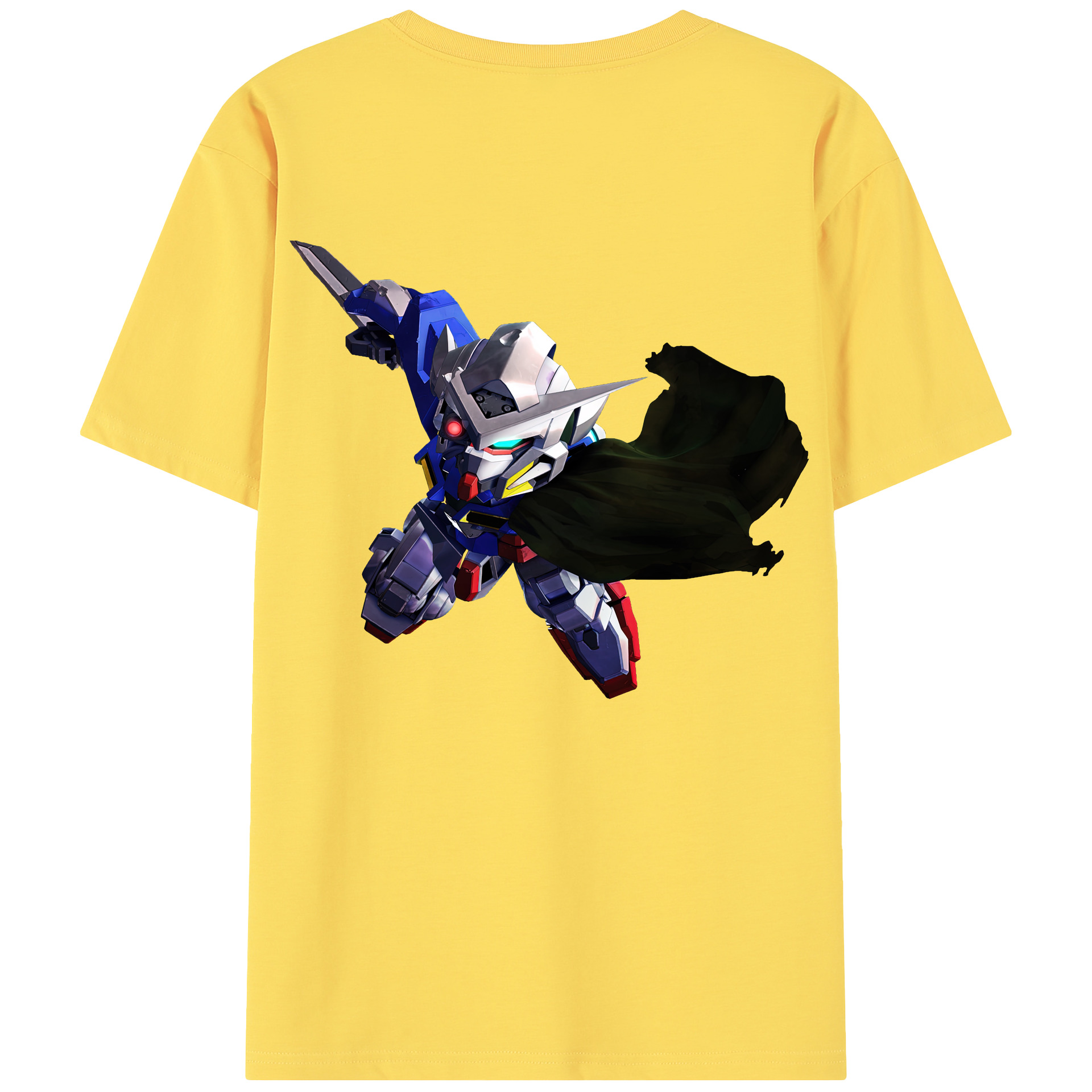 （画像用） 機動戦士ガンダム Mobile Suit Gundam 綿100％半袖Tシャツ（背面プリント）