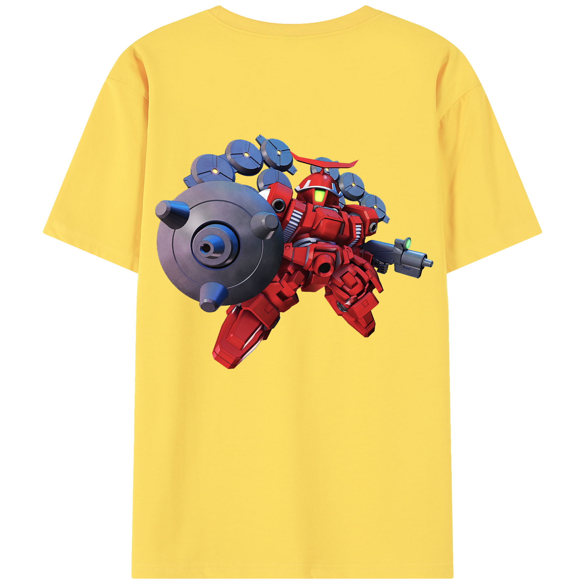 （画像用） 機動戦士ガンダム Mobile Suit Gundam 綿100％半袖Tシャツ（背面プリント）