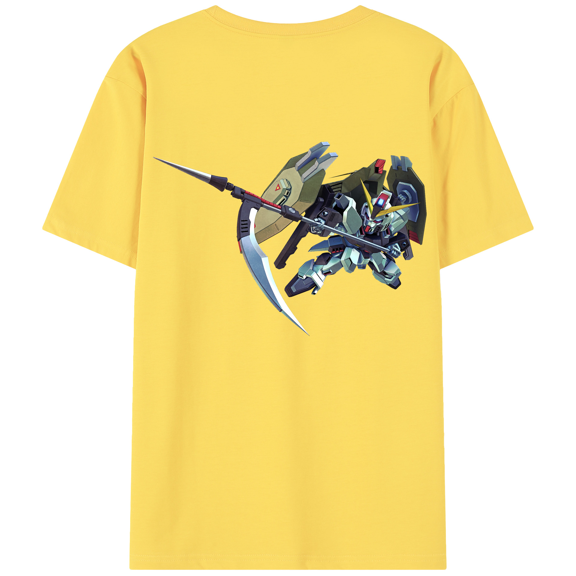 （画像用） 機動戦士ガンダム Mobile Suit Gundam 綿100％半袖Tシャツ（背面プリント）