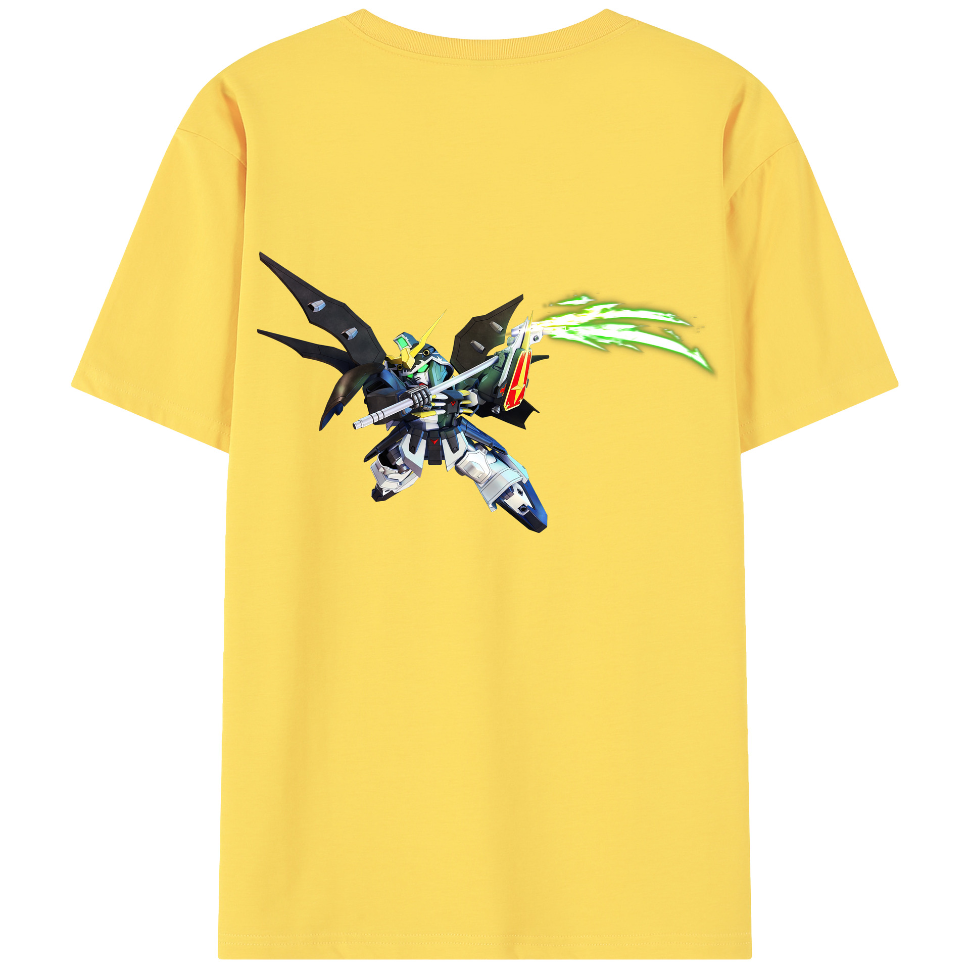 （画像用） 機動戦士ガンダム Mobile Suit Gundam 綿100％半袖Tシャツ（背面プリント）