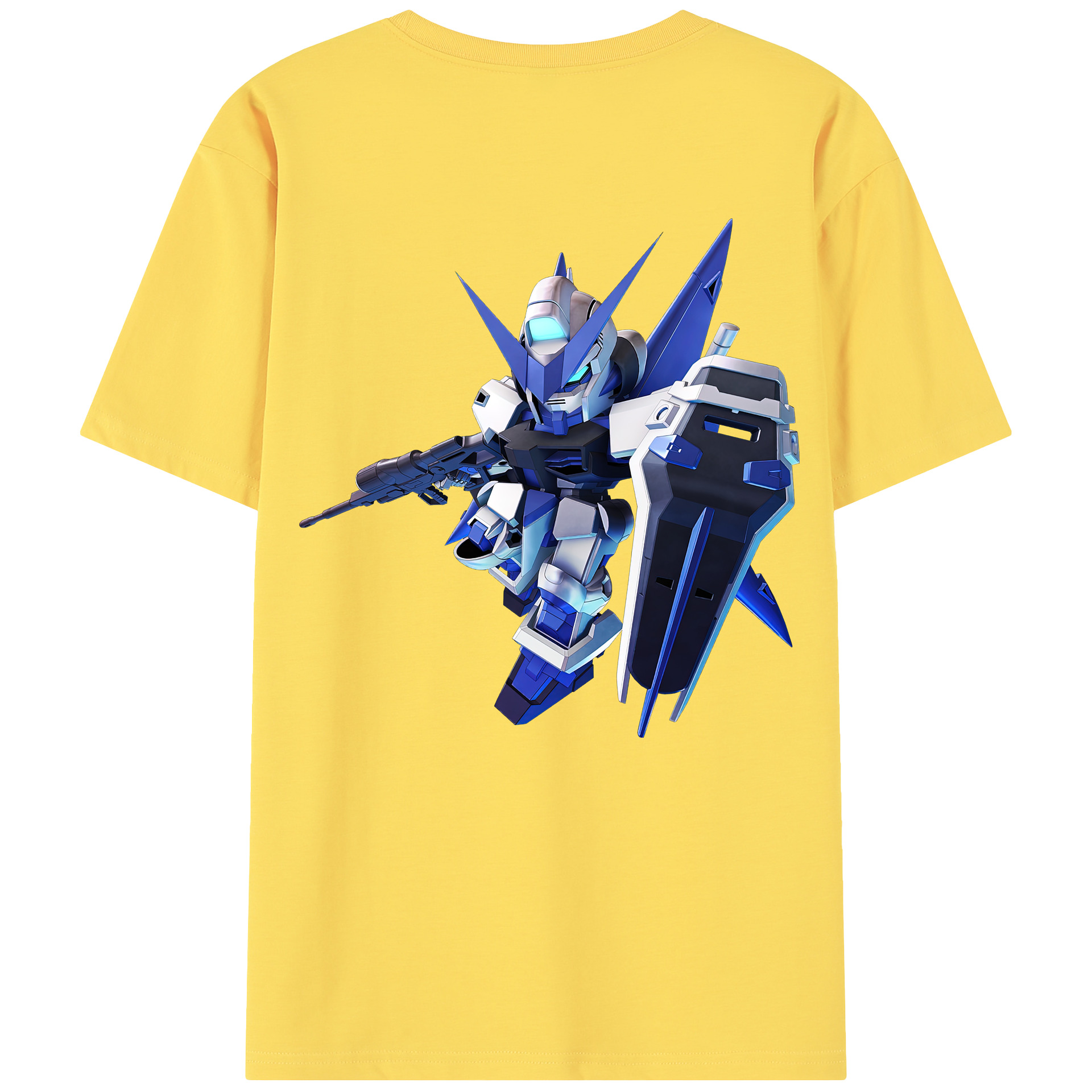 （画像用） 機動戦士ガンダム Mobile Suit Gundam 綿100％半袖Tシャツ（背面プリント）