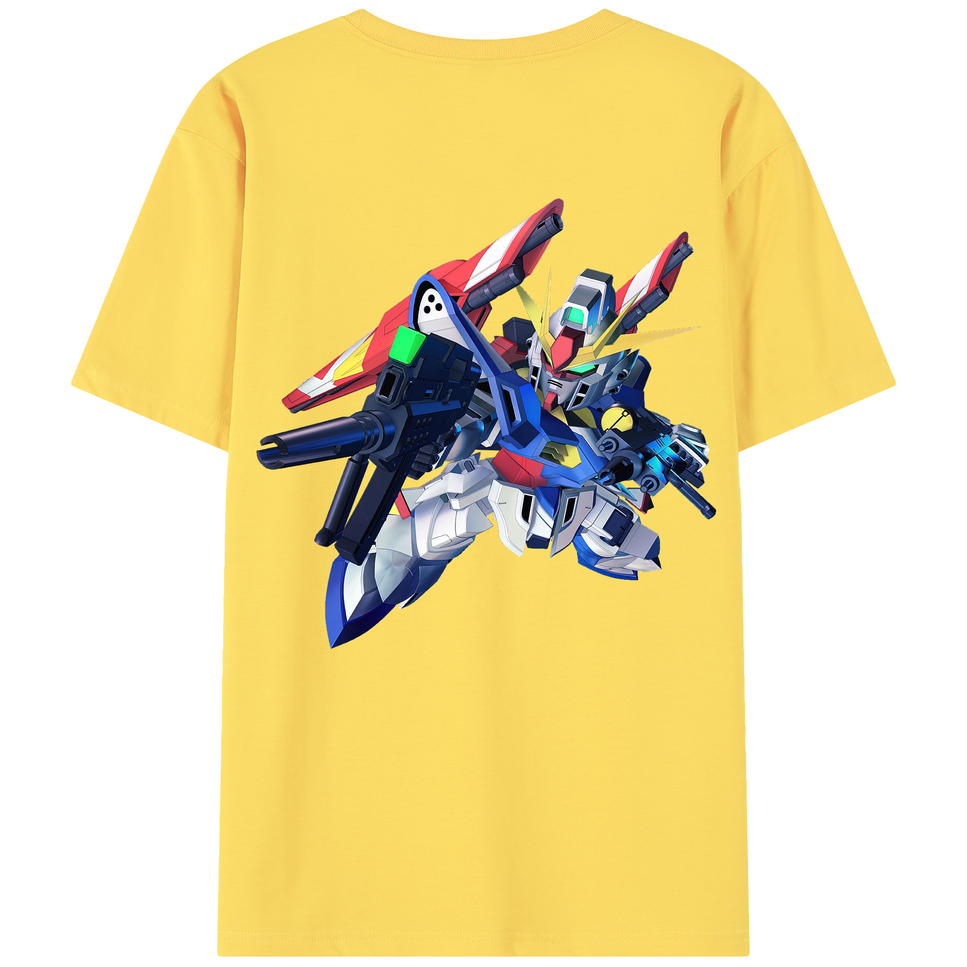 （画像用） 機動戦士ガンダム Mobile Suit Gundam 綿100％半袖Tシャツ（背面プリント）