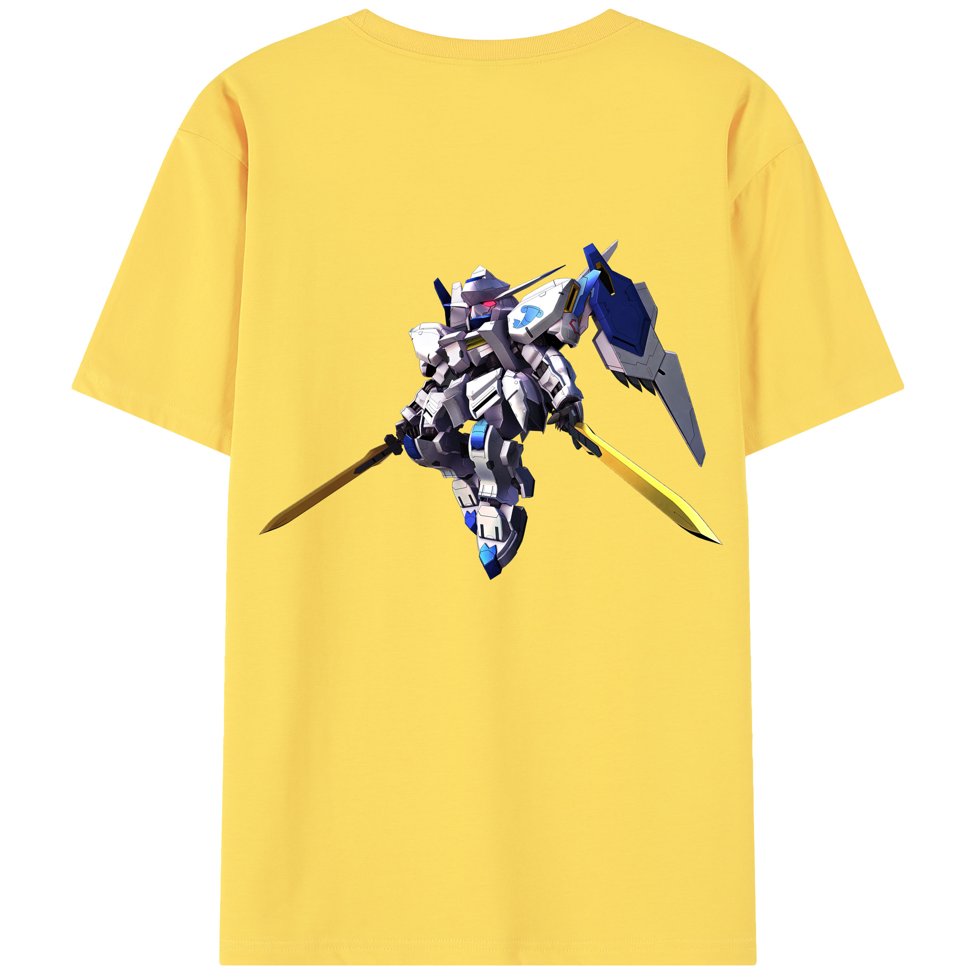 （画像用） 機動戦士ガンダム Mobile Suit Gundam 綿100％半袖Tシャツ（背面プリント）