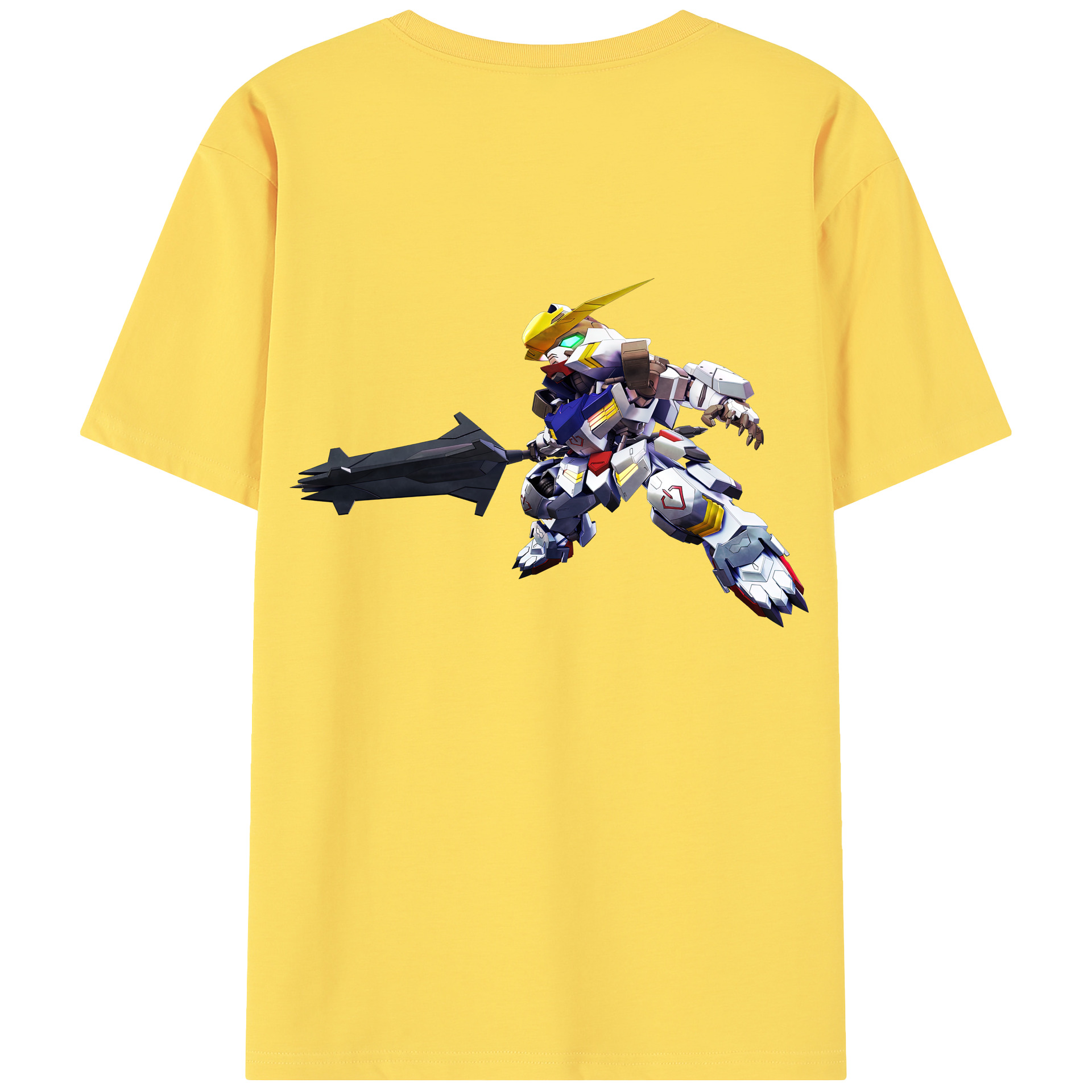 （画像用） 機動戦士ガンダム Mobile Suit Gundam 綿100％半袖Tシャツ（背面プリント）