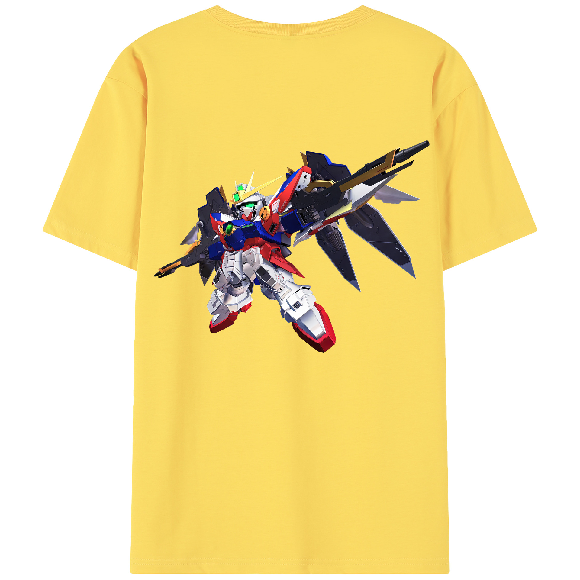 （画像用） 機動戦士ガンダム Mobile Suit Gundam 綿100％半袖Tシャツ（背面プリント）