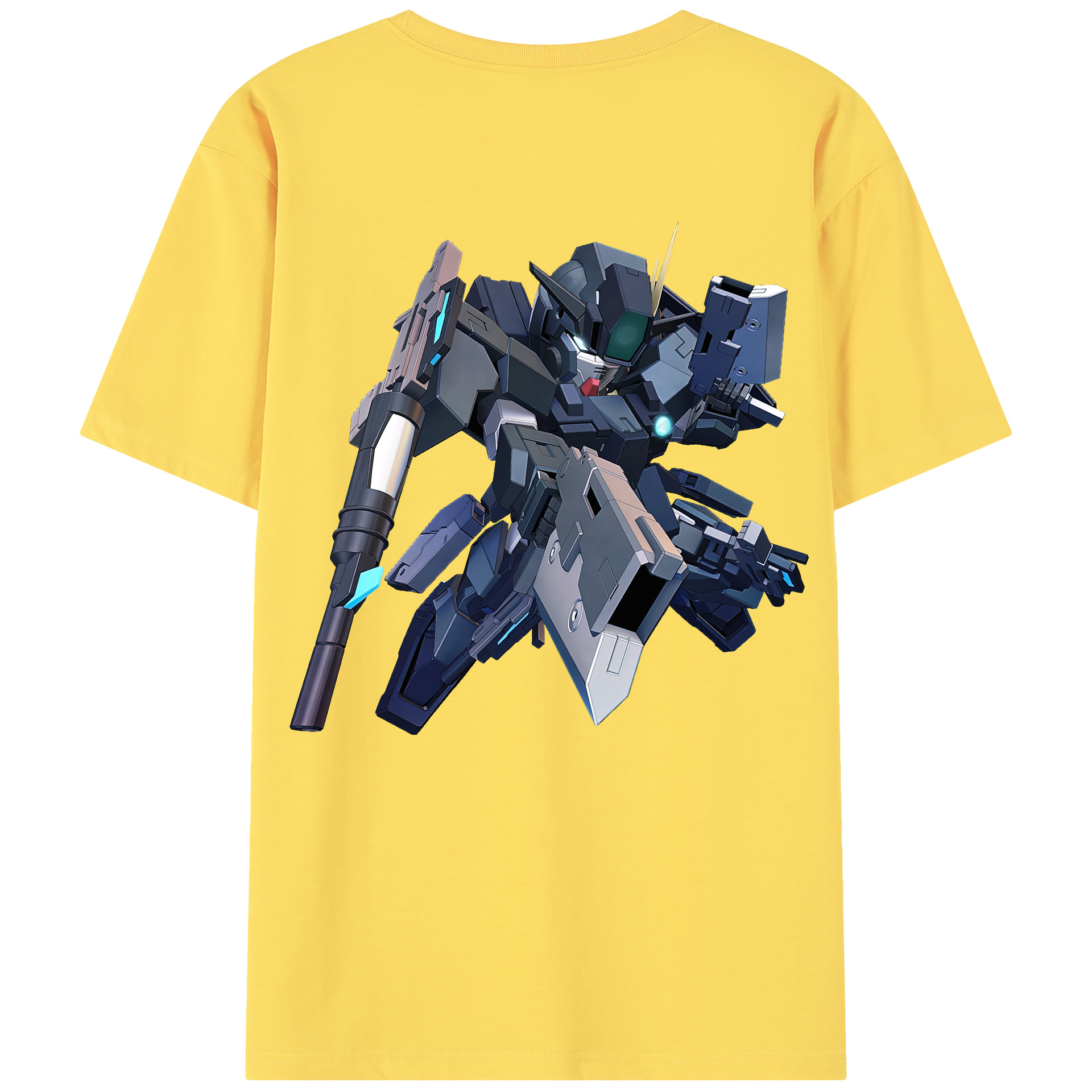 （画像用） 機動戦士ガンダム Mobile Suit Gundam 綿100％半袖Tシャツ（背面プリント）