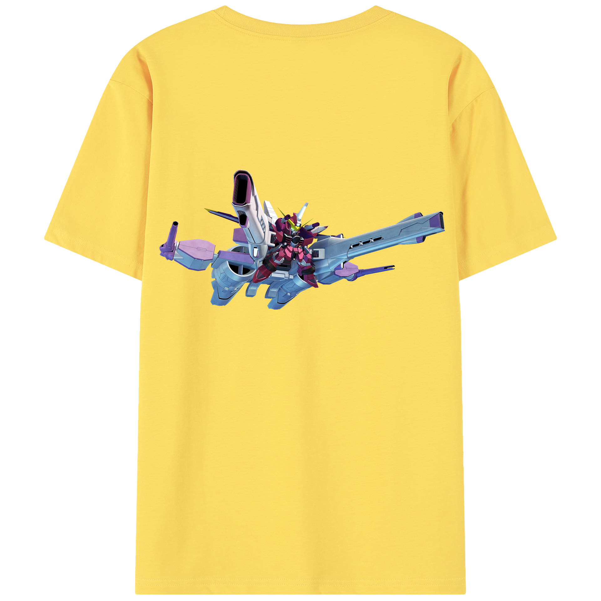 （画像用） 機動戦士ガンダム Mobile Suit Gundam 綿100％半袖Tシャツ（背面プリント）