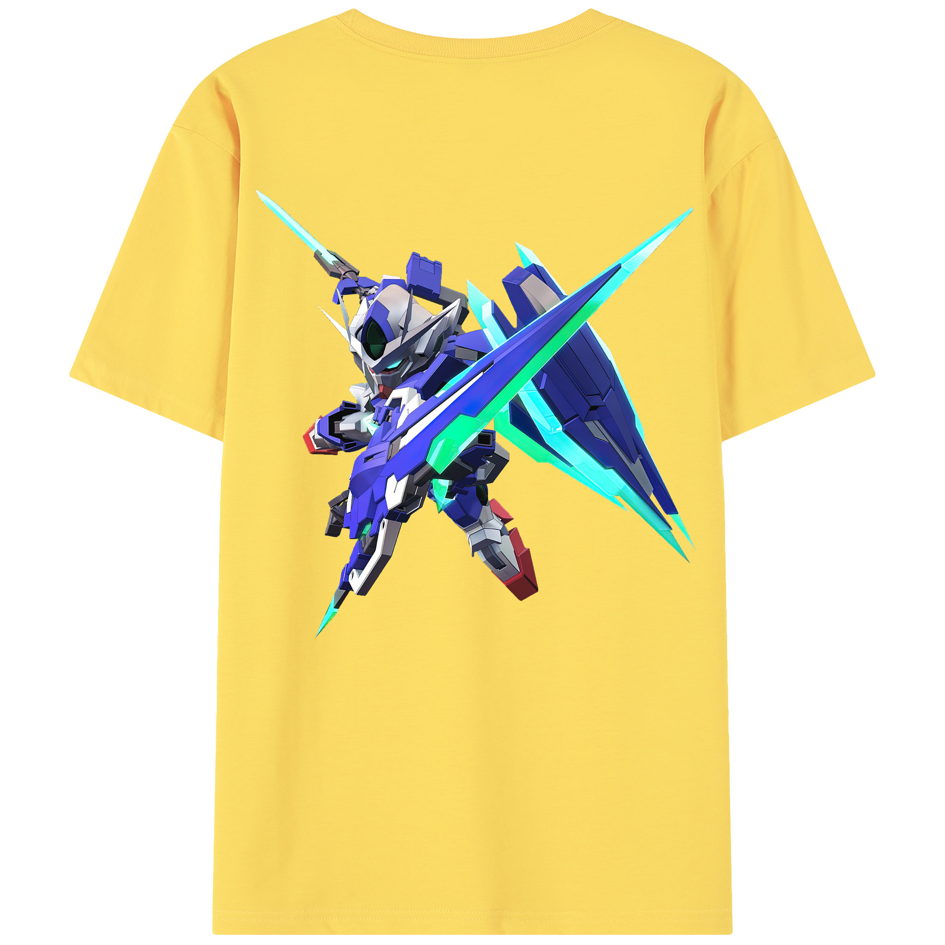 （画像用） 機動戦士ガンダム Mobile Suit Gundam 綿100％半袖Tシャツ（背面プリント）