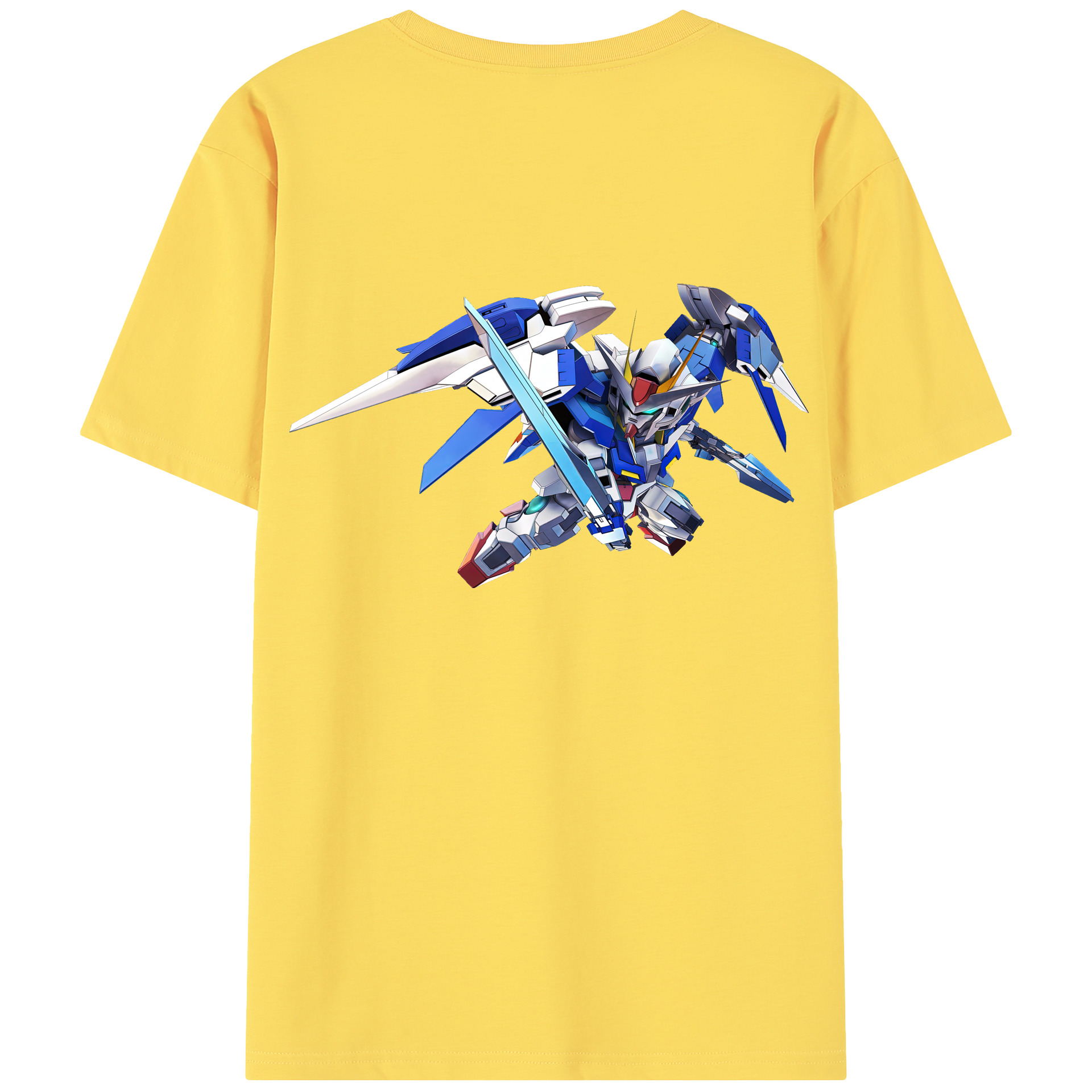 （画像用） 機動戦士ガンダム Mobile Suit Gundam 綿100％半袖Tシャツ（背面プリント）